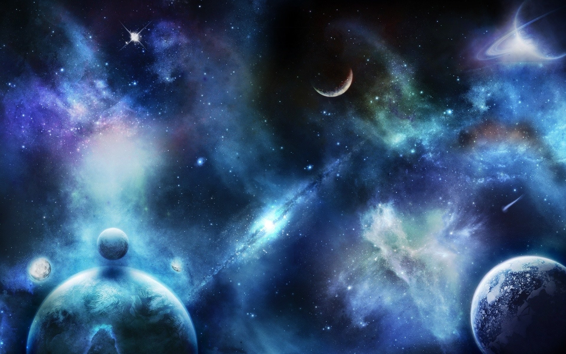 1920x1200 Cloud Planet Space Â· HD Wallpaper | Background Image ID:77408