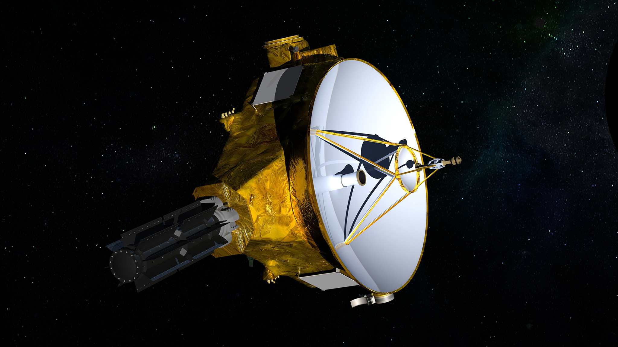 2048x1152 NASA spacecraft hurtles toward New Year's Day rendezvous with tiny, icy  world beyond Pluto