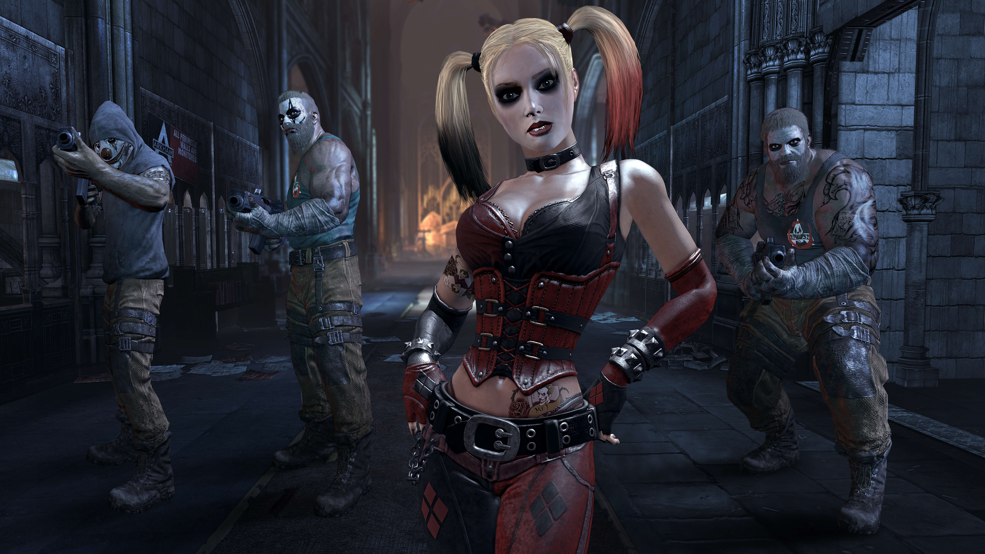 3840x2160 ... Harley Quinn - Batman: Arkham City HD Wallpaper 