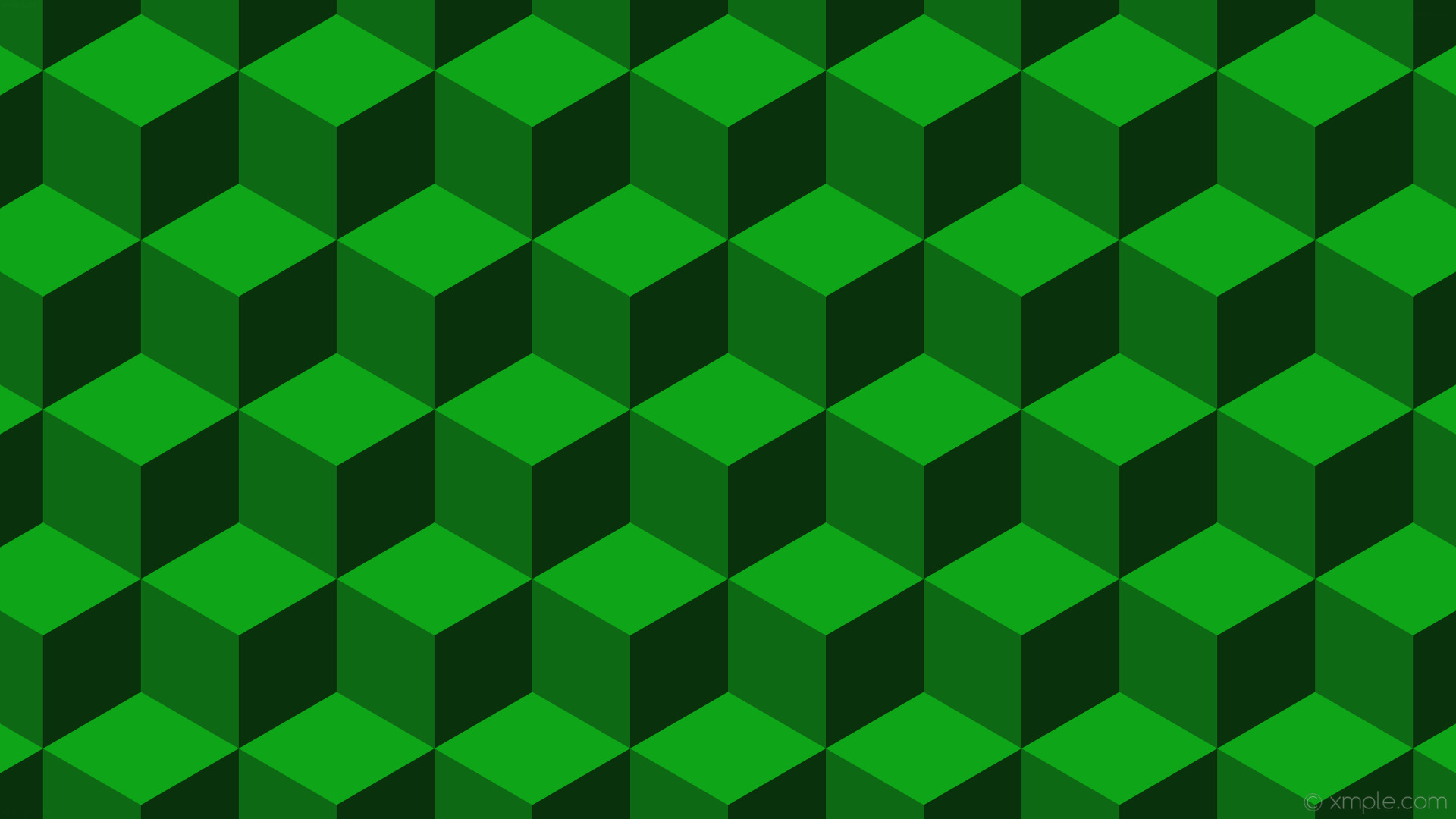1920x1080 wallpaper green 3d cubes dark green #0fa519 #0e6914 #09310b 0Â° 149px