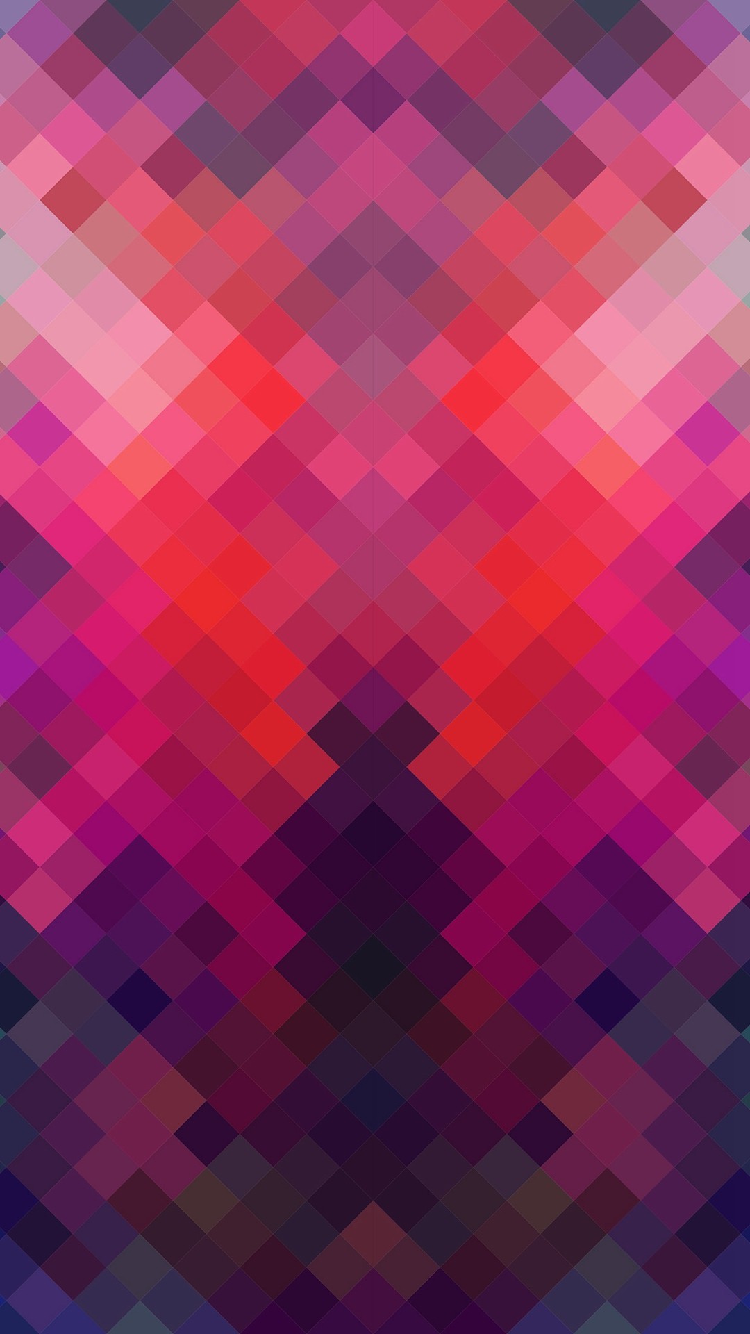 1080x1920 Geometric Rectangle Art Rainbow Pattern Blue #iPhone #6 #plus #wallpaper