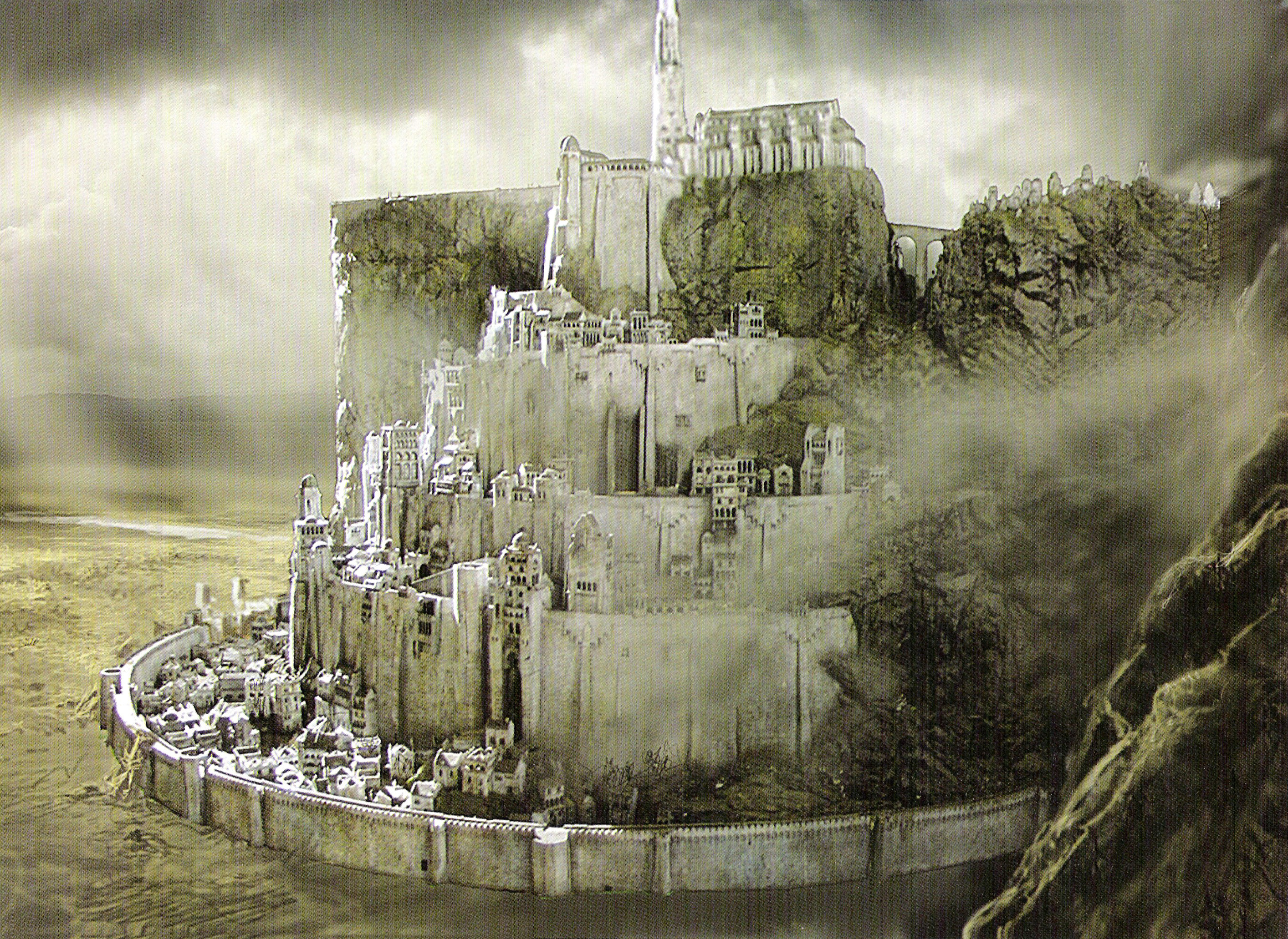 2828x2064 Minas Tirith, the citadel of Gondor