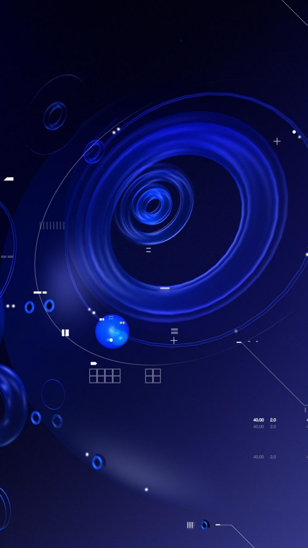 1080x1920 Android Abstract wallpaper full-hd-  blue_black_abstract_white_circles_numbers