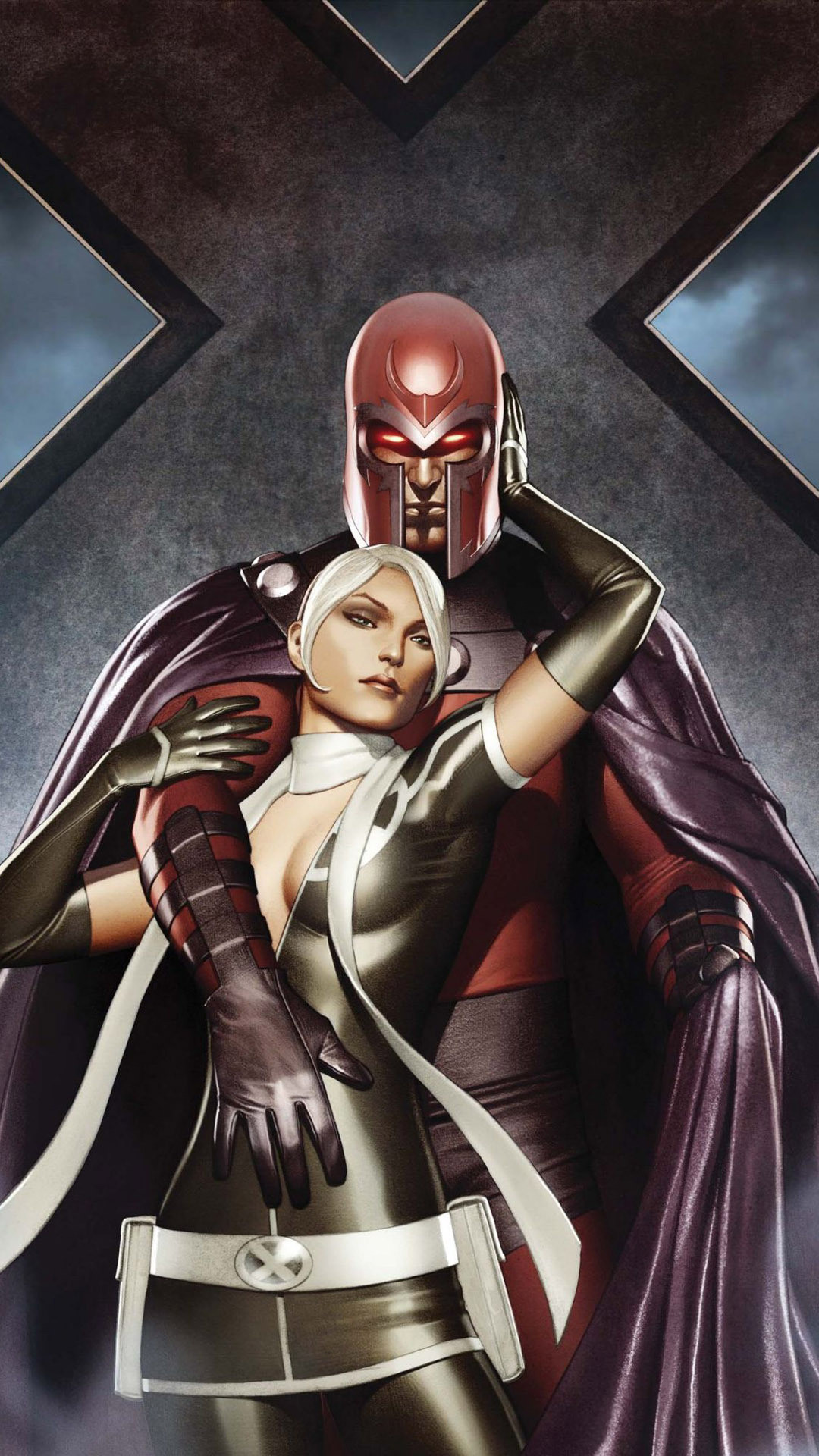 1080x1920 Comics •  48 downloads X-Men Â· Rogue and Magneto Comic mobile  wallpaper