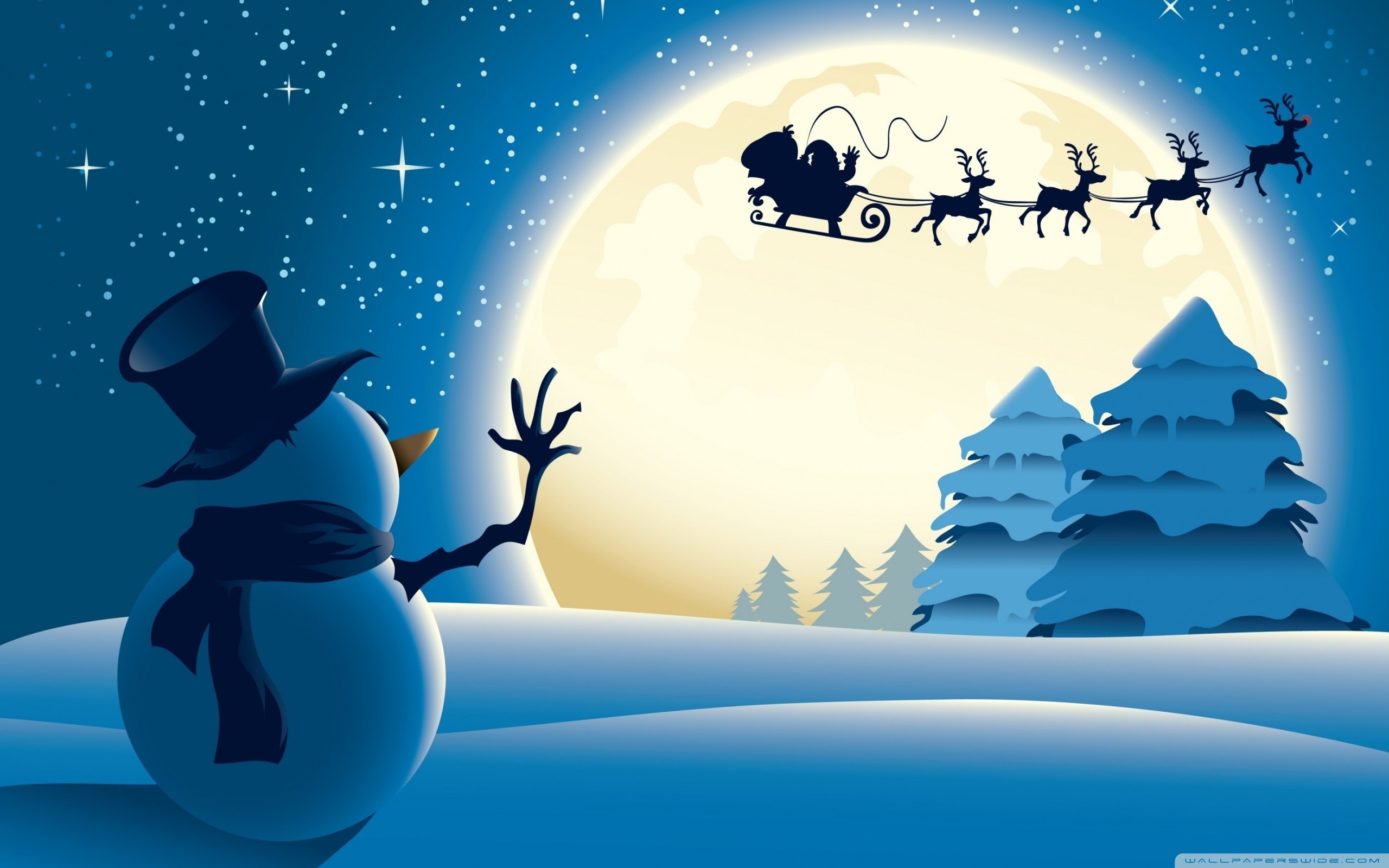 2560x1600 santa claus and snowman wallpaper - Download Hd santa claus and snowman  wallpaper for desktop and mobile device. Best wide santa claus and snowman  free ...