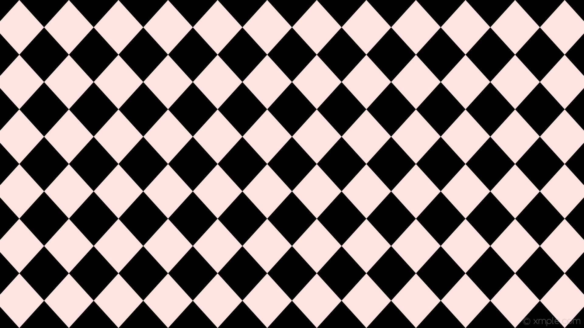 1920x1080 wallpaper rhombus black lozenge white diamond misty rose #000000 #ffe4e1  90Â° 180px 163px