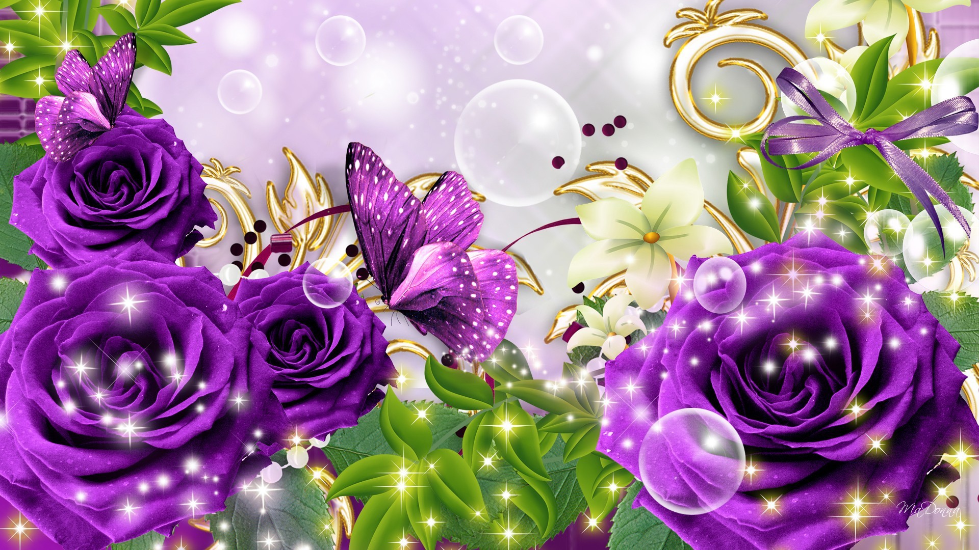 1920x1080 Purple Butterfly Wallpapers Photo For Free Wallpaper
