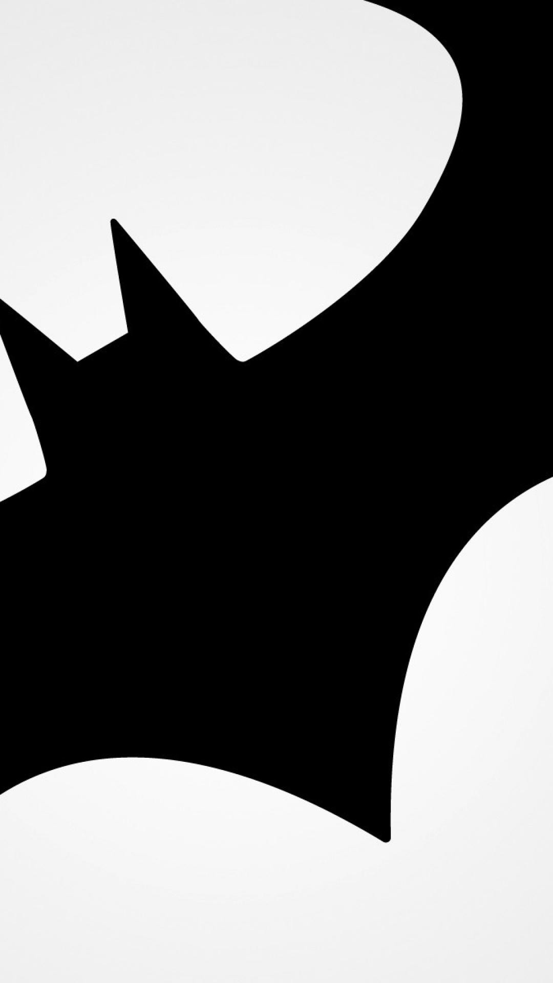1080x1920 Comics digital art simple background batman logo .