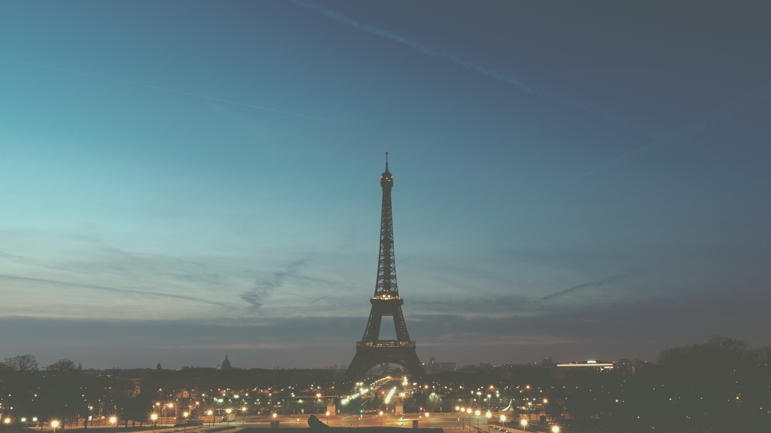 2560x1440 HD Wallpaper Paris, France, Eiffel Tower