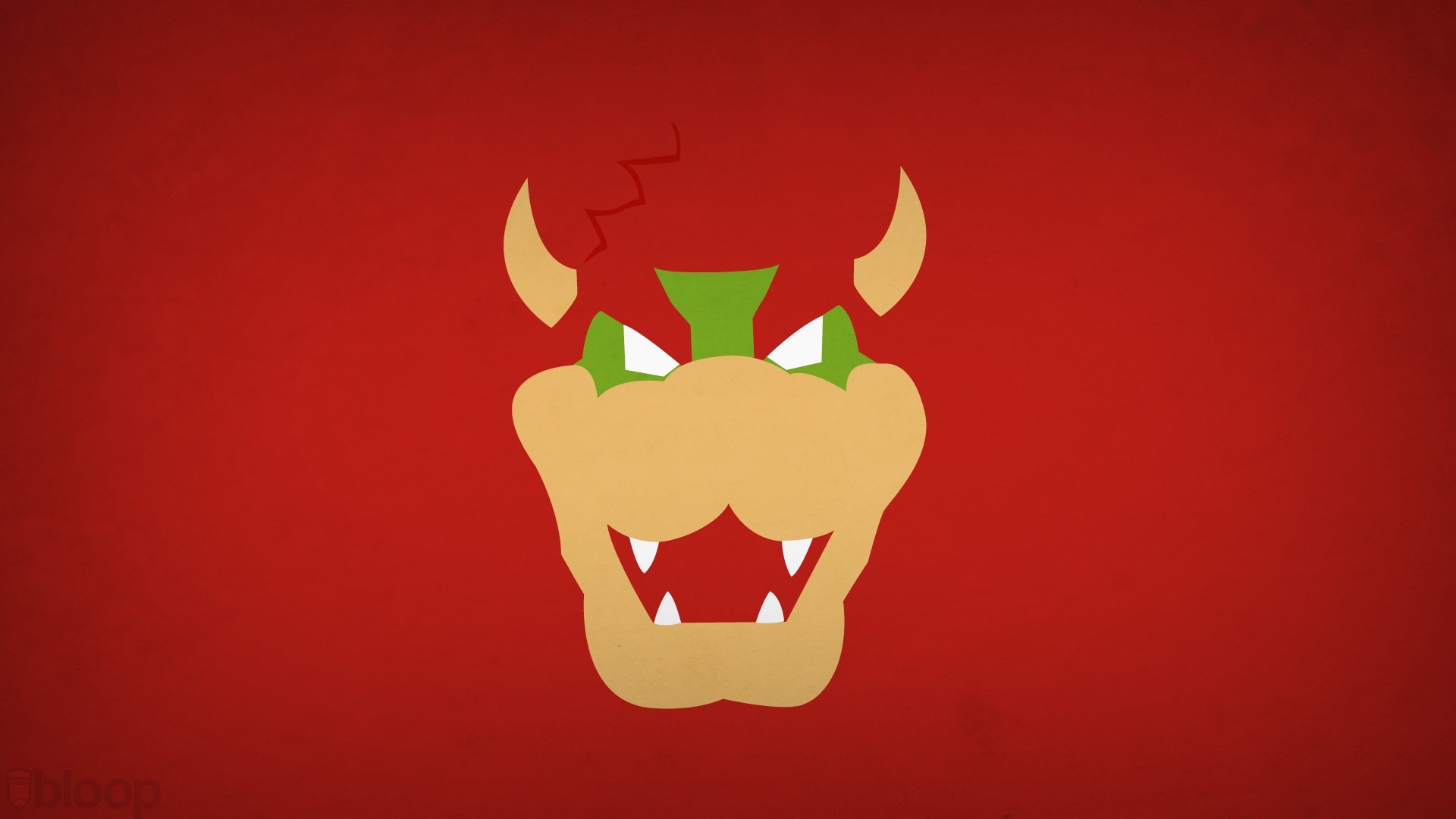 1920x1080 Blo0p Bowser Nintendo Red Background Super Mario Brothers