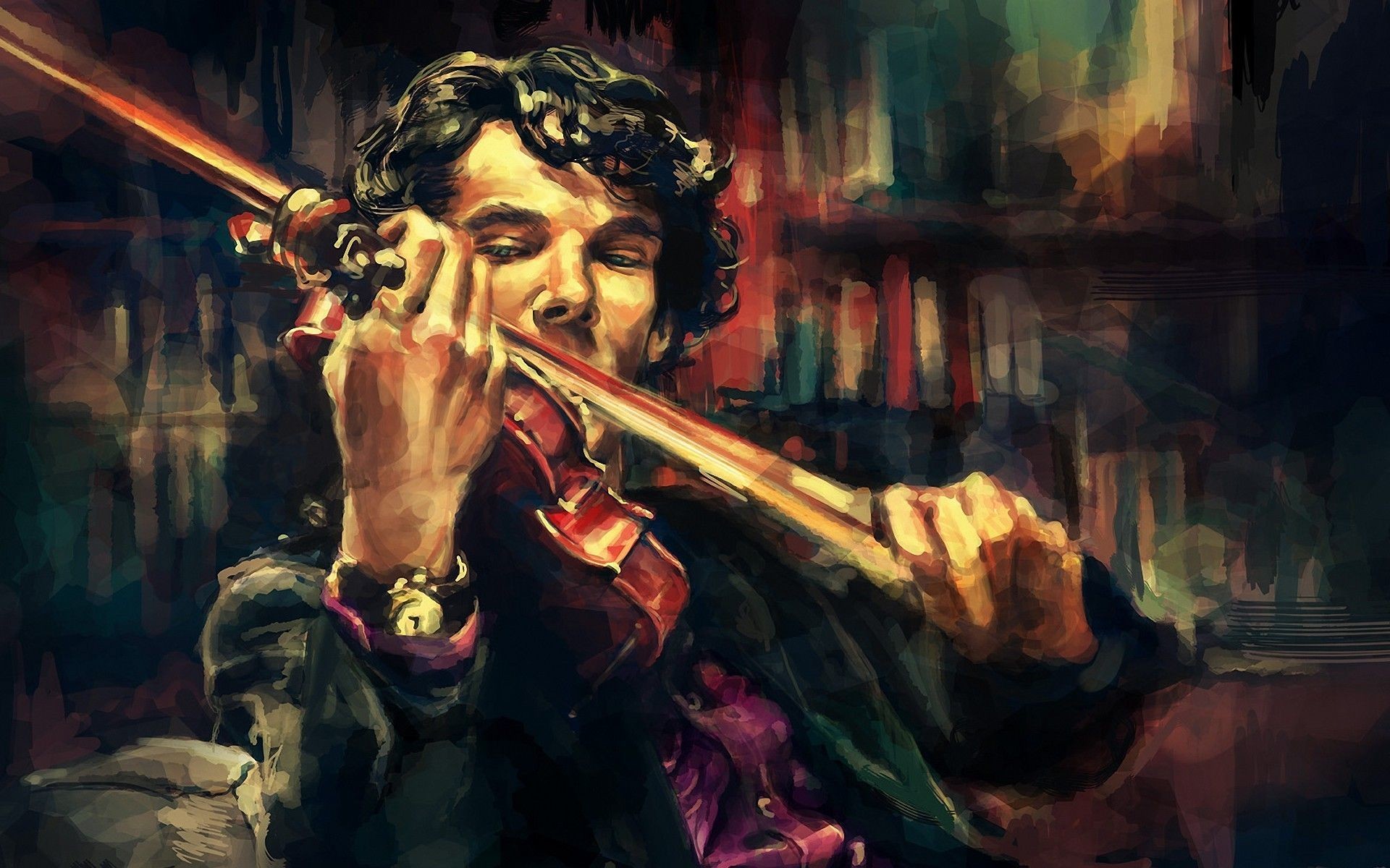 1920x1200 The sweet tunes of his violin â¥â¥â¥