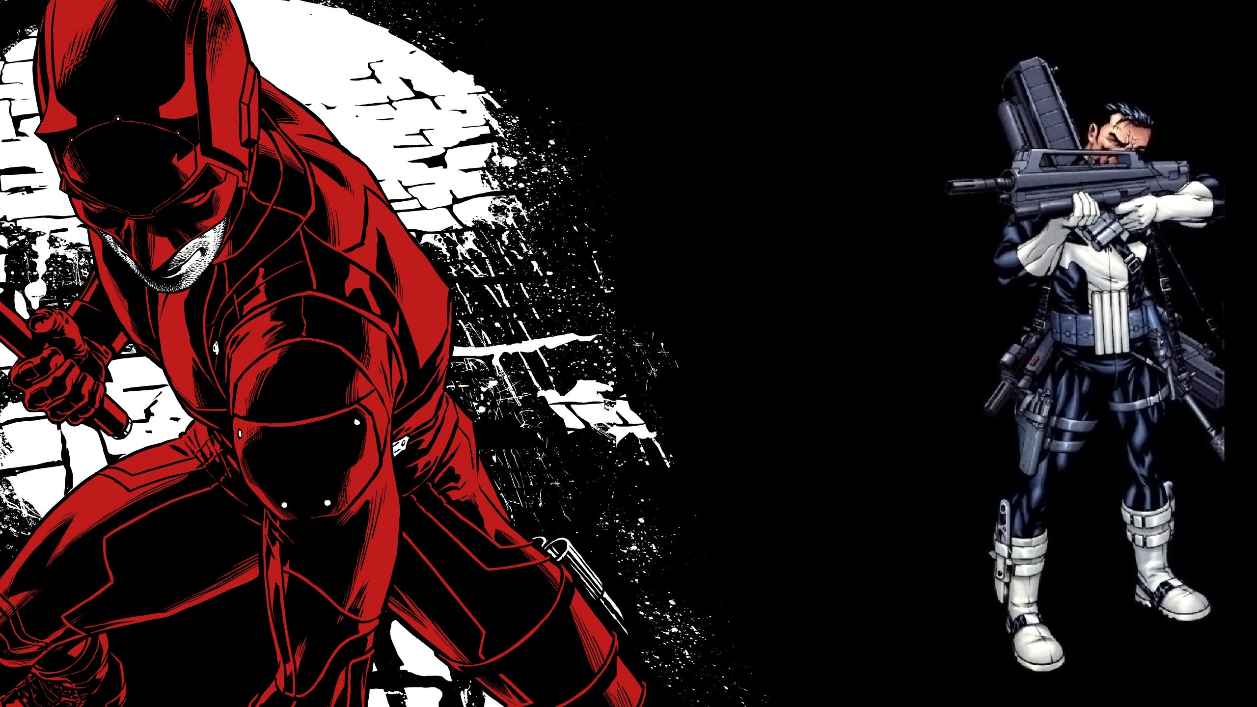2560x1440 Daredevil & Punisher Wallpapers