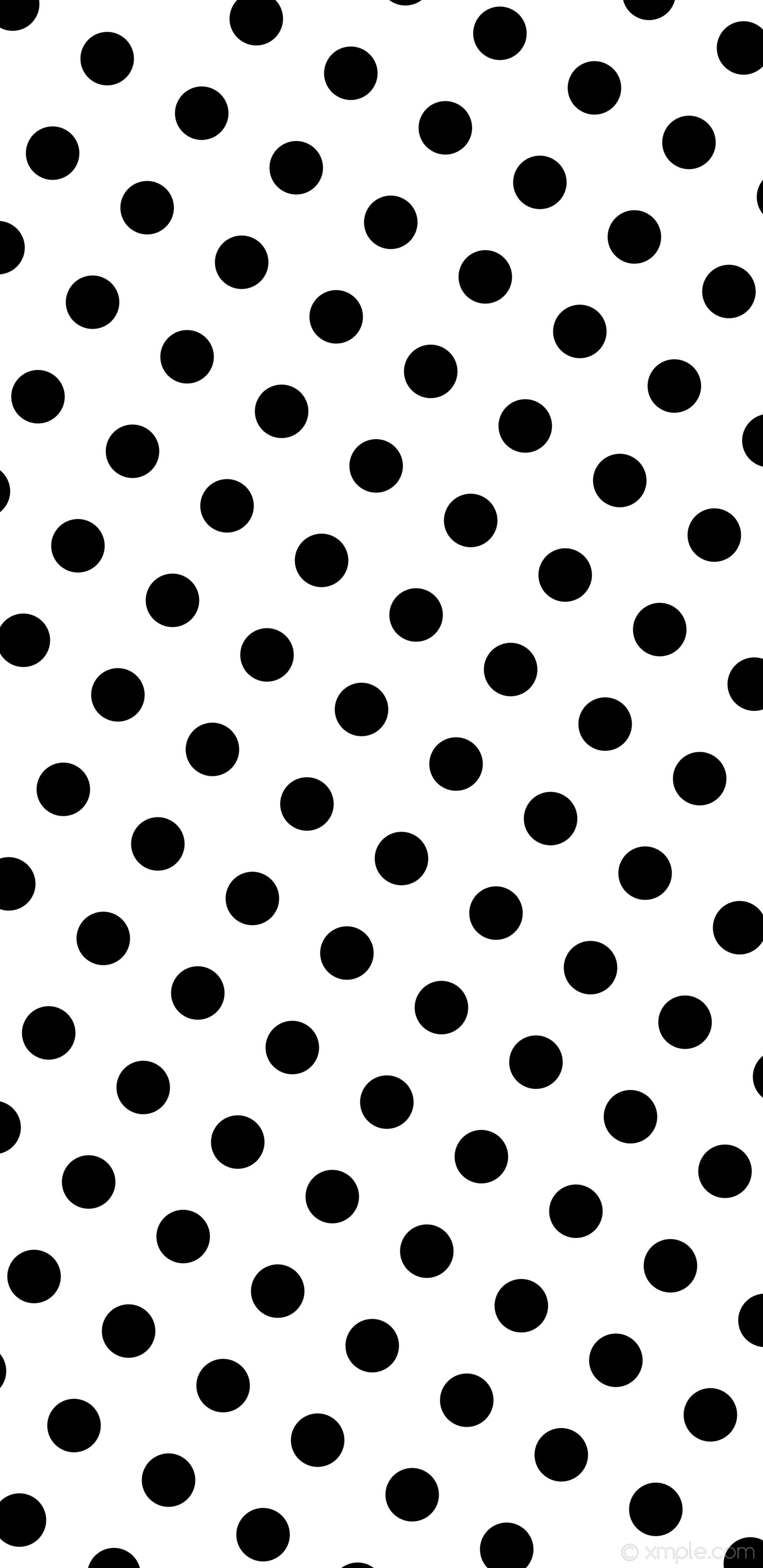 1440x2960 wallpaper dots white polka black spots #ffffff #000000 150Â° 101px 206px