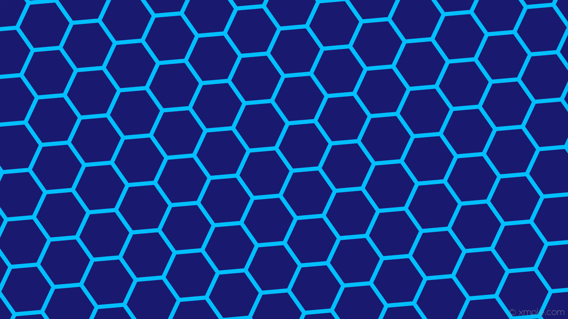 1920x1080 wallpaper hexagon blue honeycomb beehive midnight blue deep sky blue  #191970 #00bfff diagonal 35