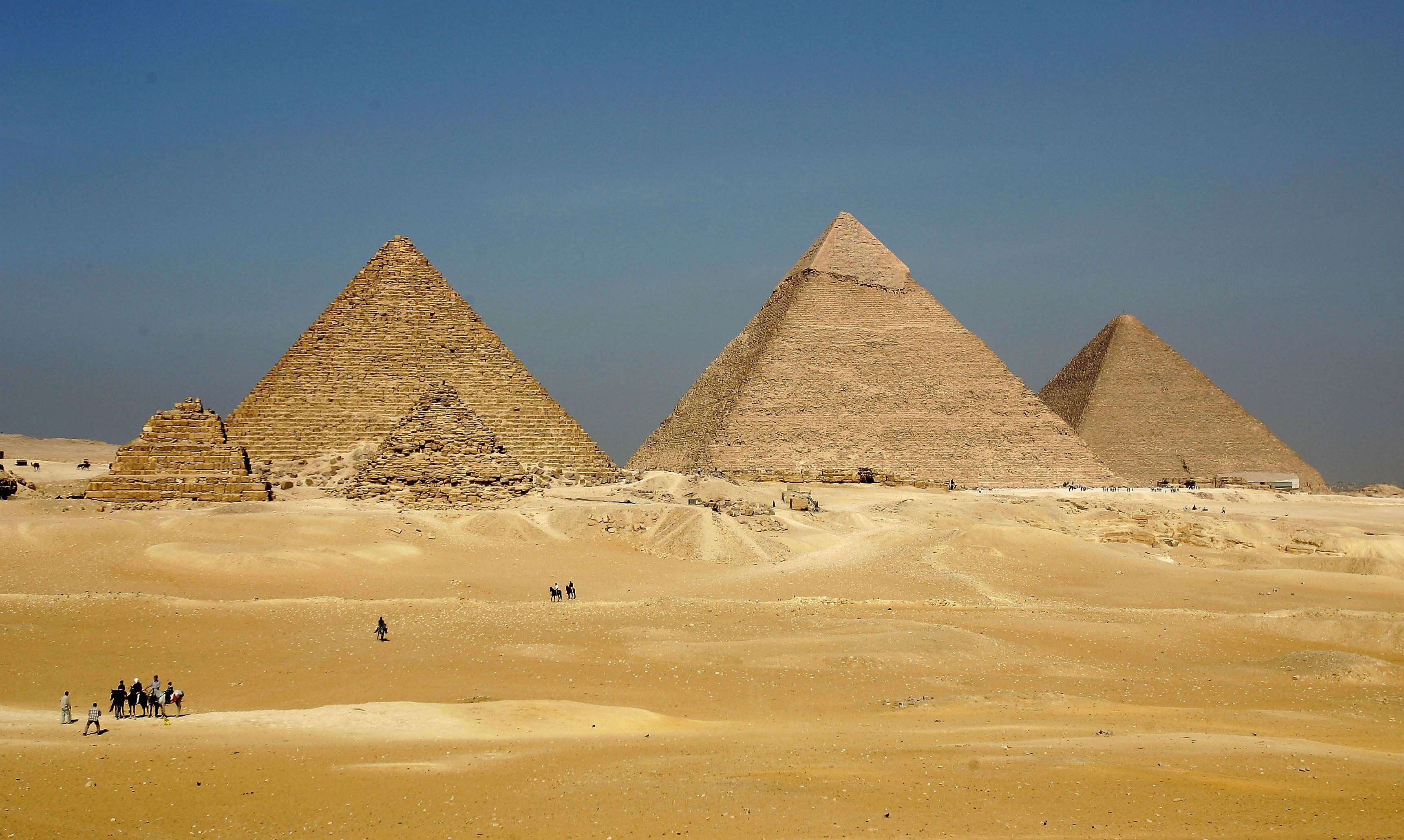 3444x2062 Egyptian Pyramids, Archaeology, Desert, Ancient Egypt, Great Pyramid of  Giza Wallpaper in