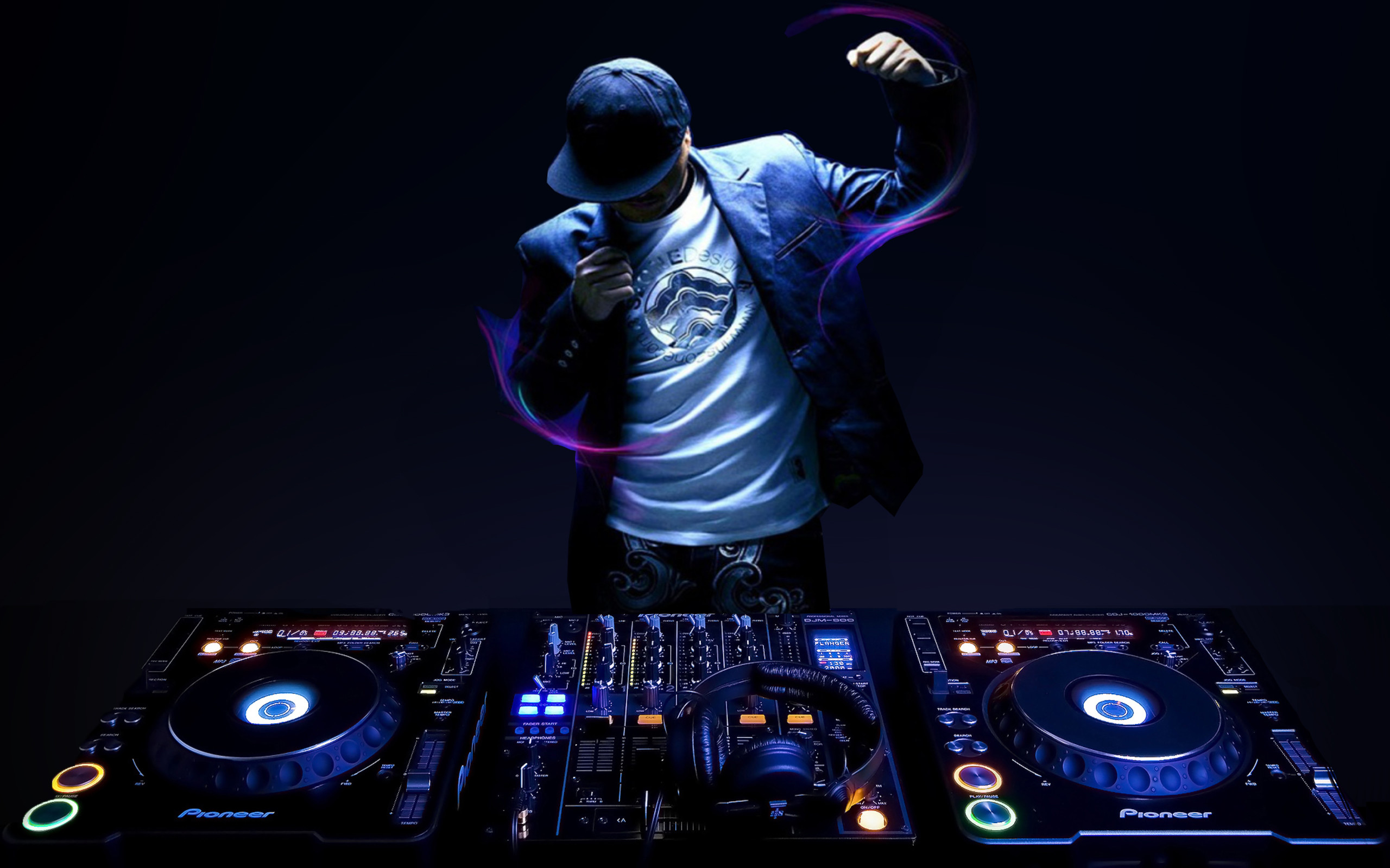 2560x1600 DJ Music Wallpaper Free Download Image.