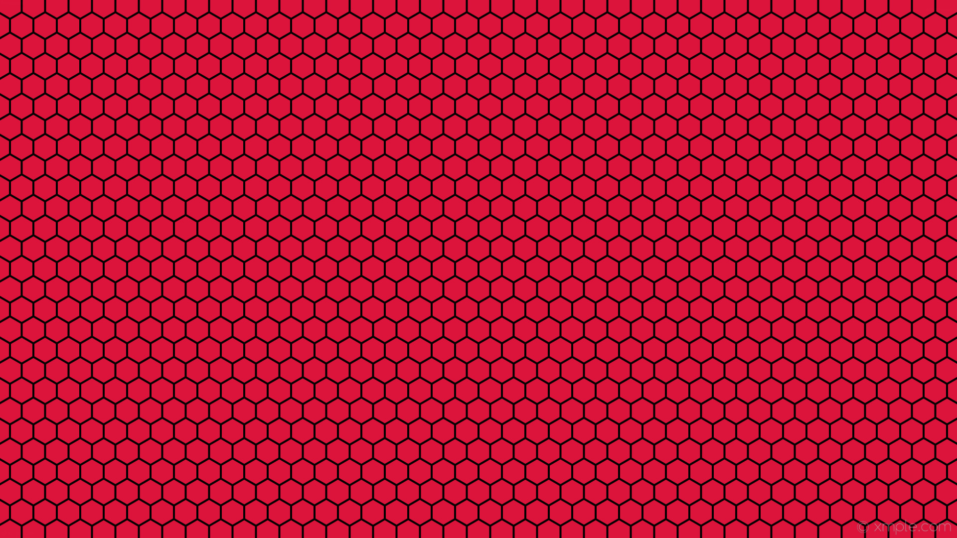 1920x1080 wallpaper black red hexagon honeycomb beehive crimson #dc143c #000000 0Â°  4px 47px