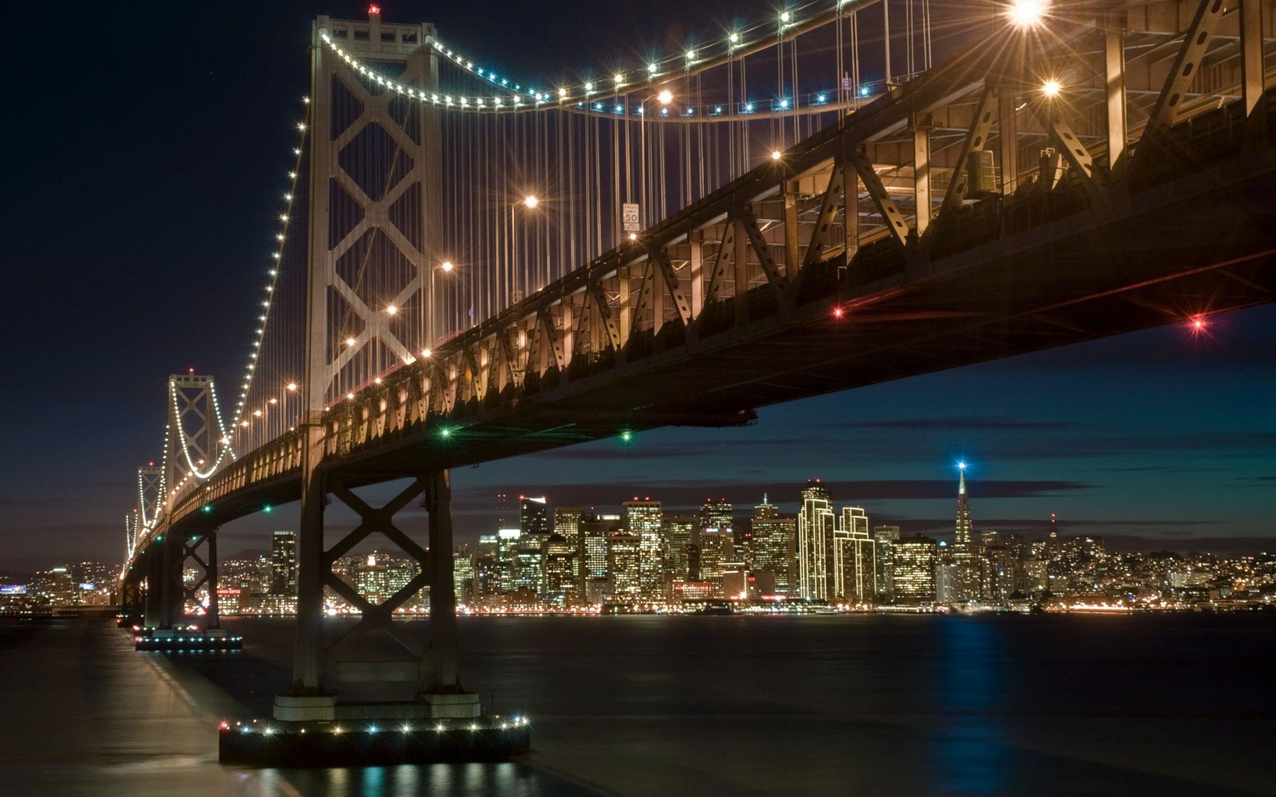 2560x1600 Beautiful Bridges wallpaper free - The SF Bay Bridge Wallpapers .