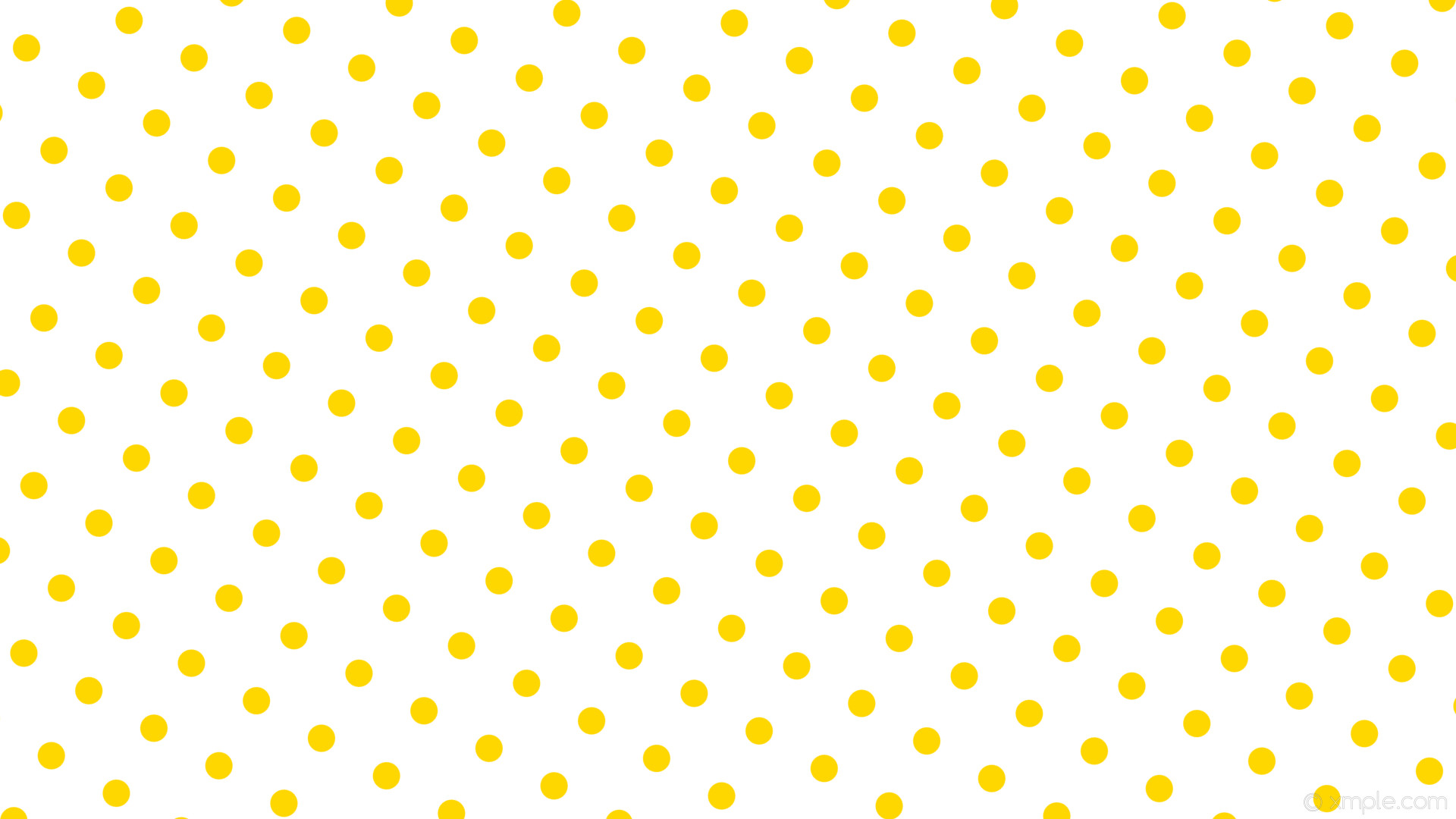 1920x1080 wallpaper yellow polka white spots dots gold #ffffff #ffd700 240Â° 36px 99px