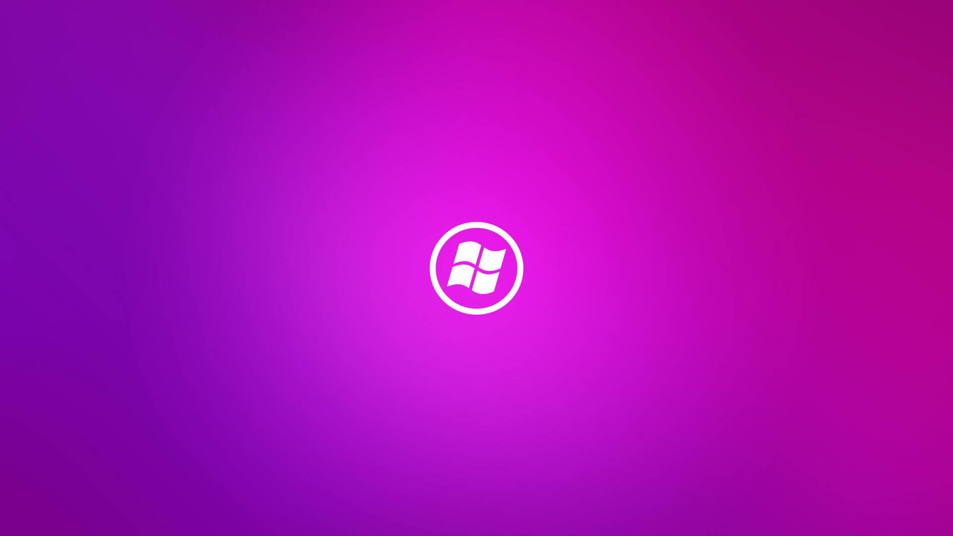 1920x1080 Girly Purple Windows Logo Background
