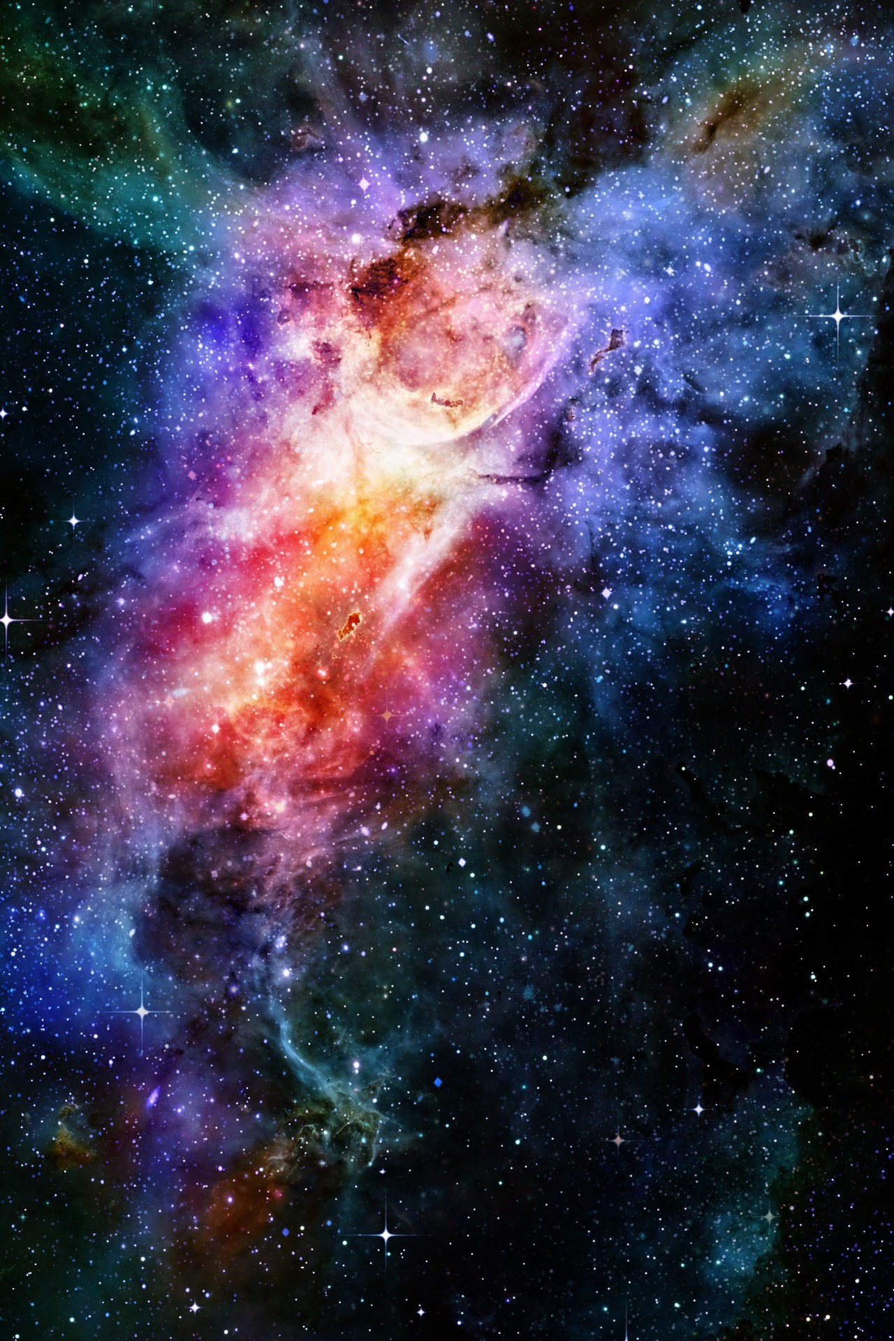 1280x1920 hd galaxy wallpaper for iphone Galaxy iPhone Wallpaper HD