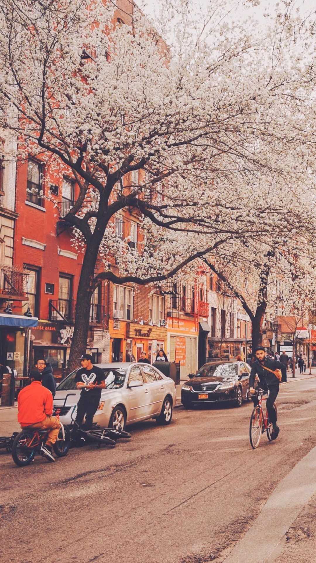 1080x1920 US New York Street City People #iPhone #7 #wallpaper