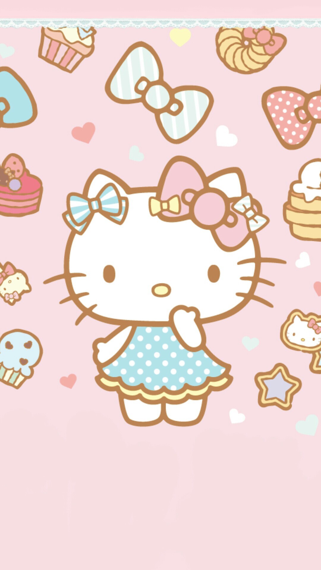 1080x1920 Kitty Wallpaper, Hello Kitty, Sanrio, Background Screen, Walls, Funds