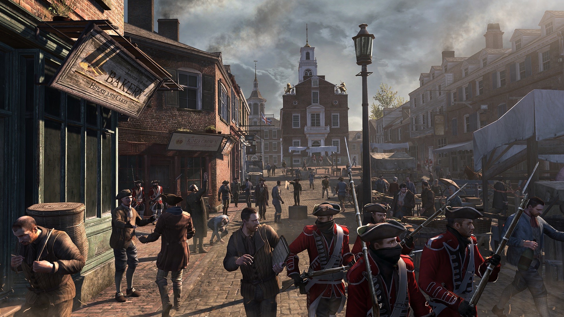 1920x1080 Assassin's Creed III - Red Coats Screenshot