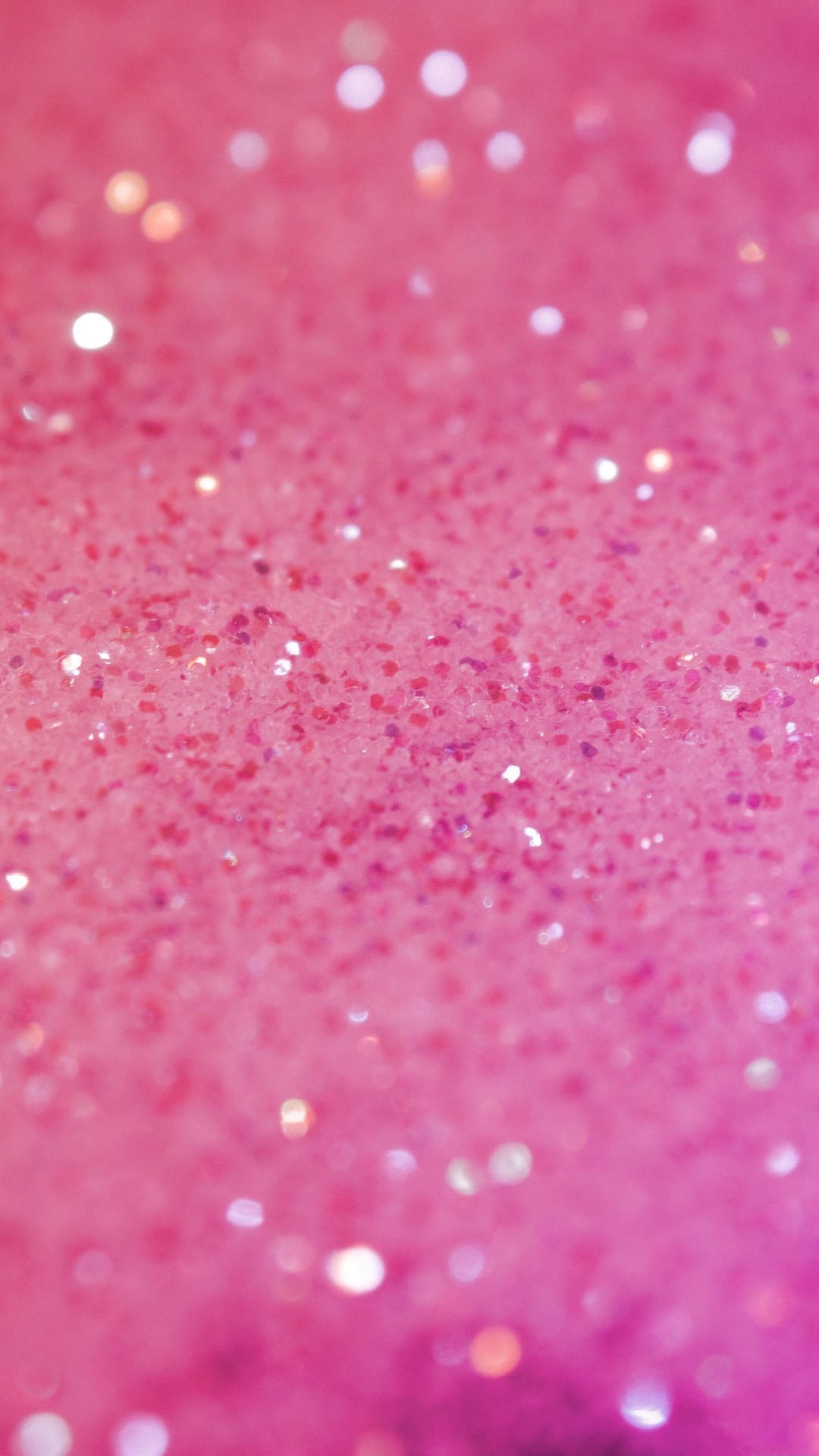 1080x1920 Unicolor Powder Pink Blurred Glitter Sparkle For