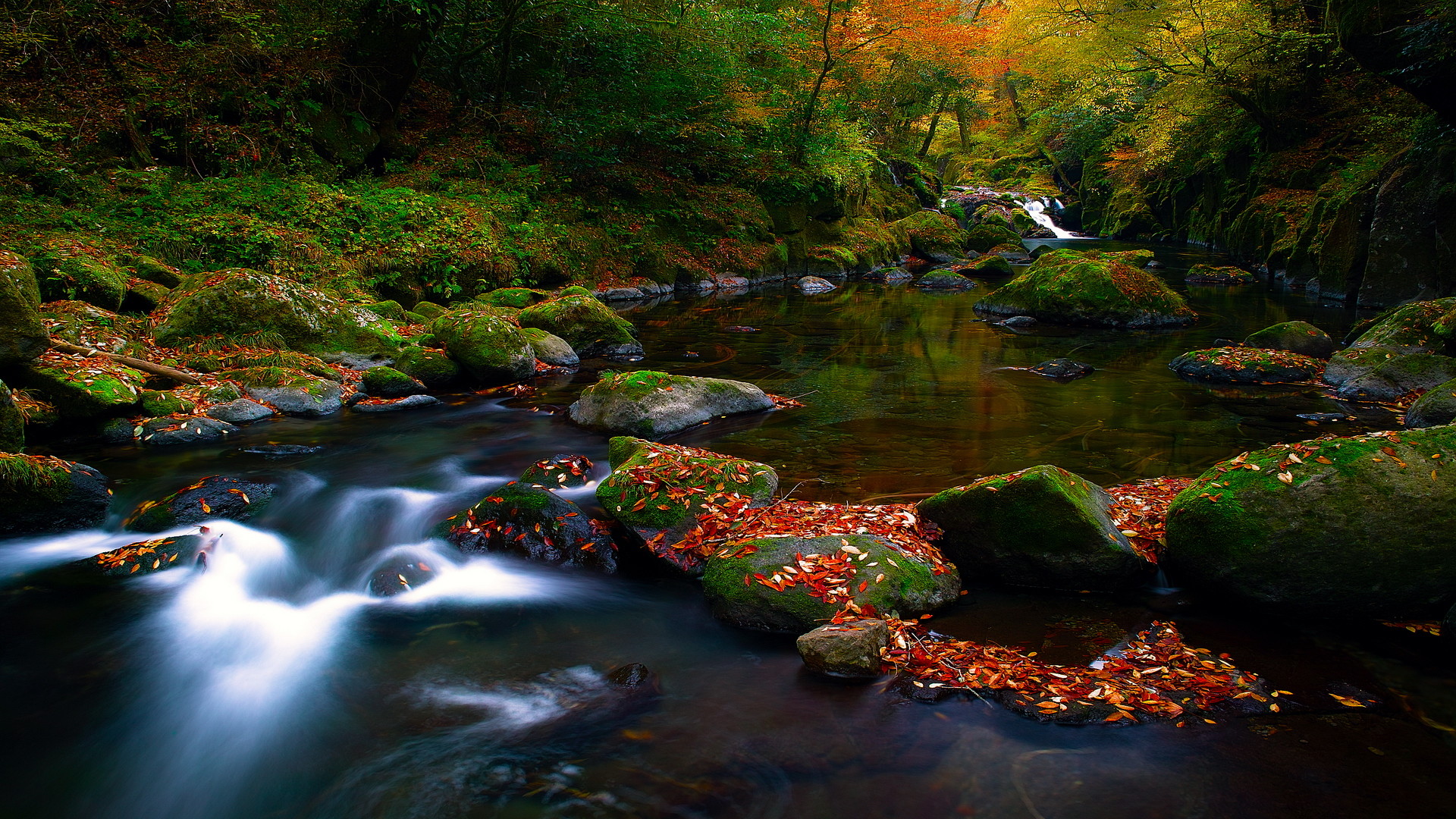 1920x1080 Free Computer Screensavers And Wallpapers Beautiful Autumn River .