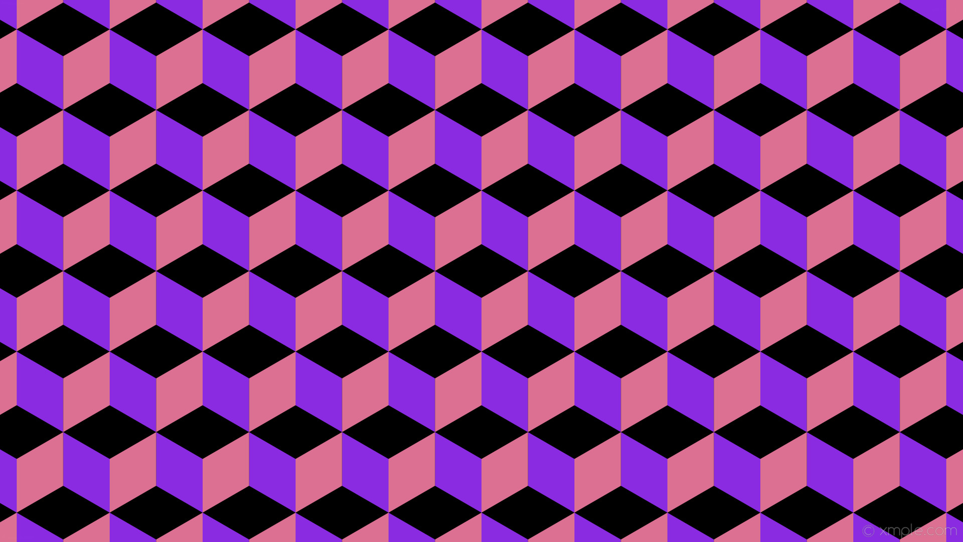 1920x1080 wallpaper pink purple 3d cubes black blue violet pale violet red #000000  #8a2be2 #