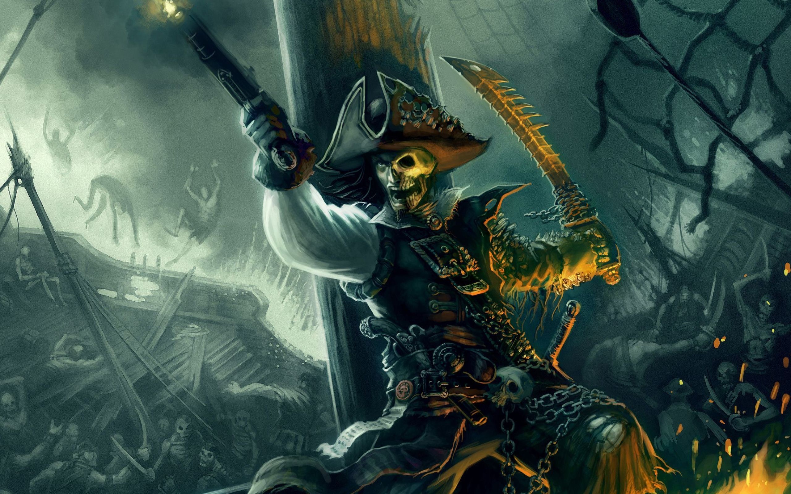 2560x1600 Pirates of the Caribbean: Armada of the Damned desktop wallpaper