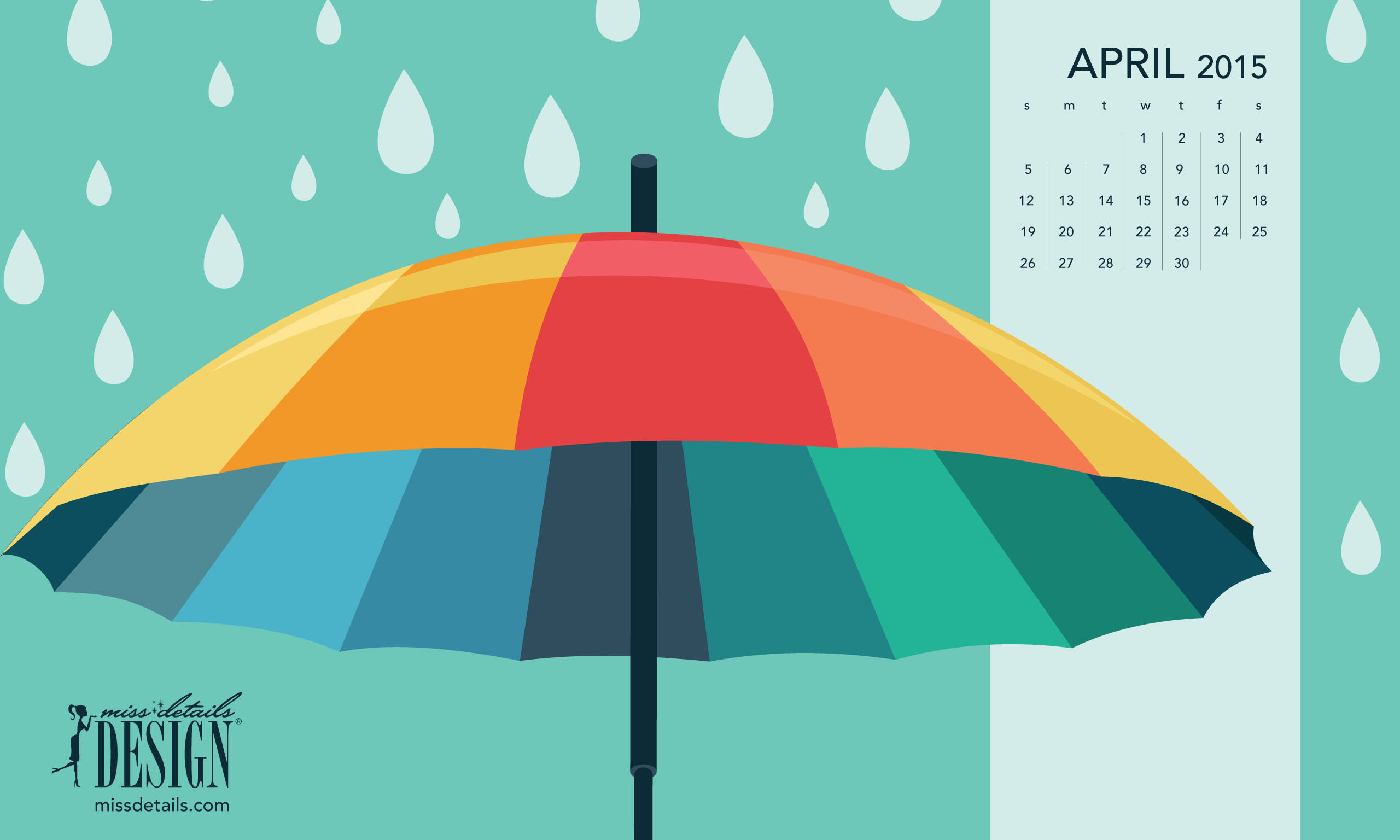 April showers desktop wallpaper