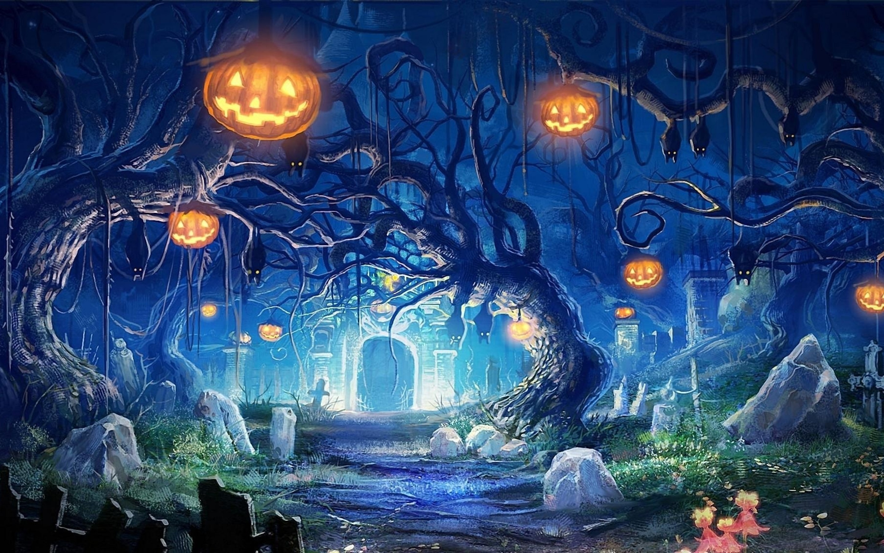 2880x1800 Halloween Fantasy wallpaper
