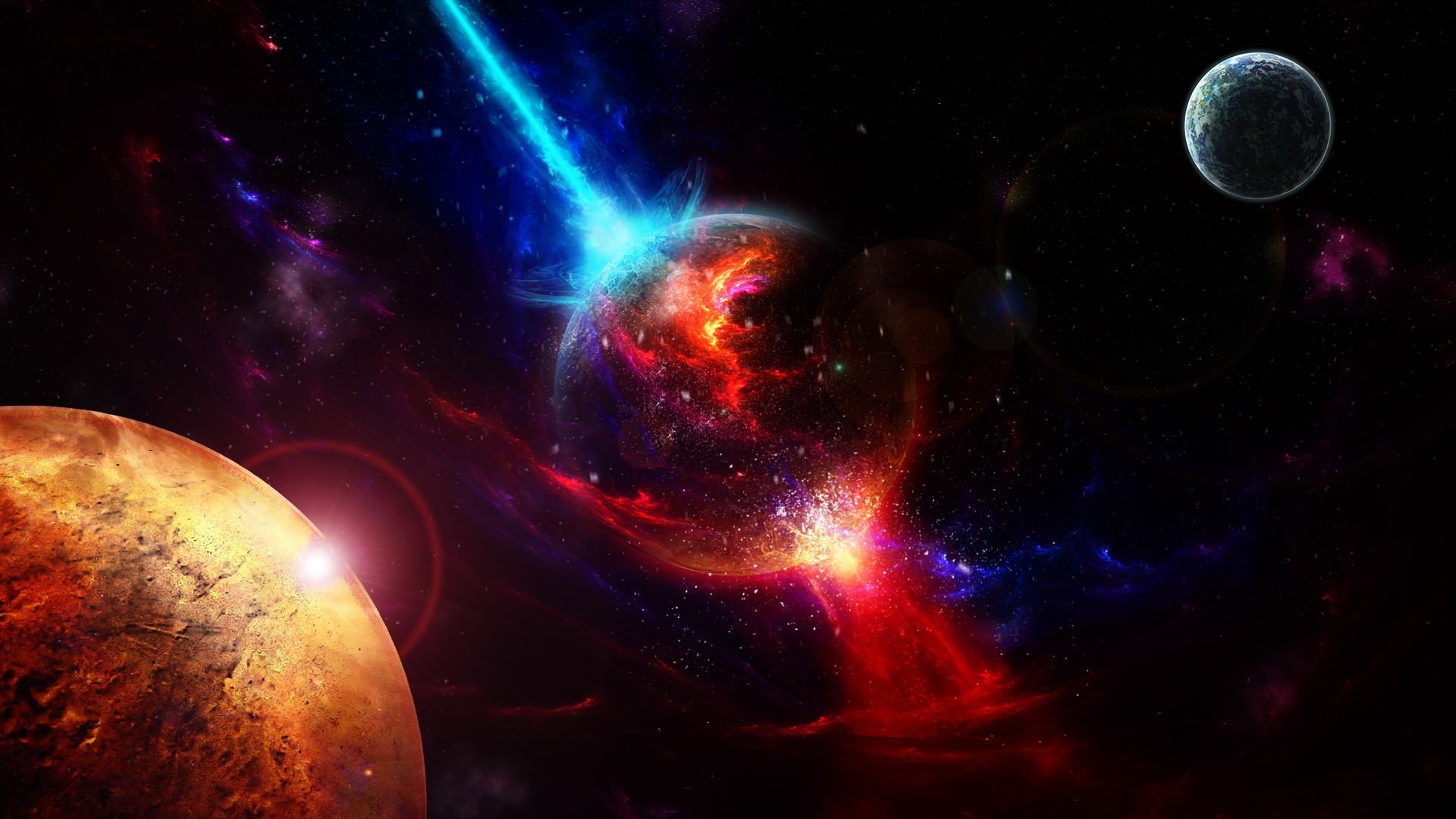1920x1080 jpg Red Space Background Download Image