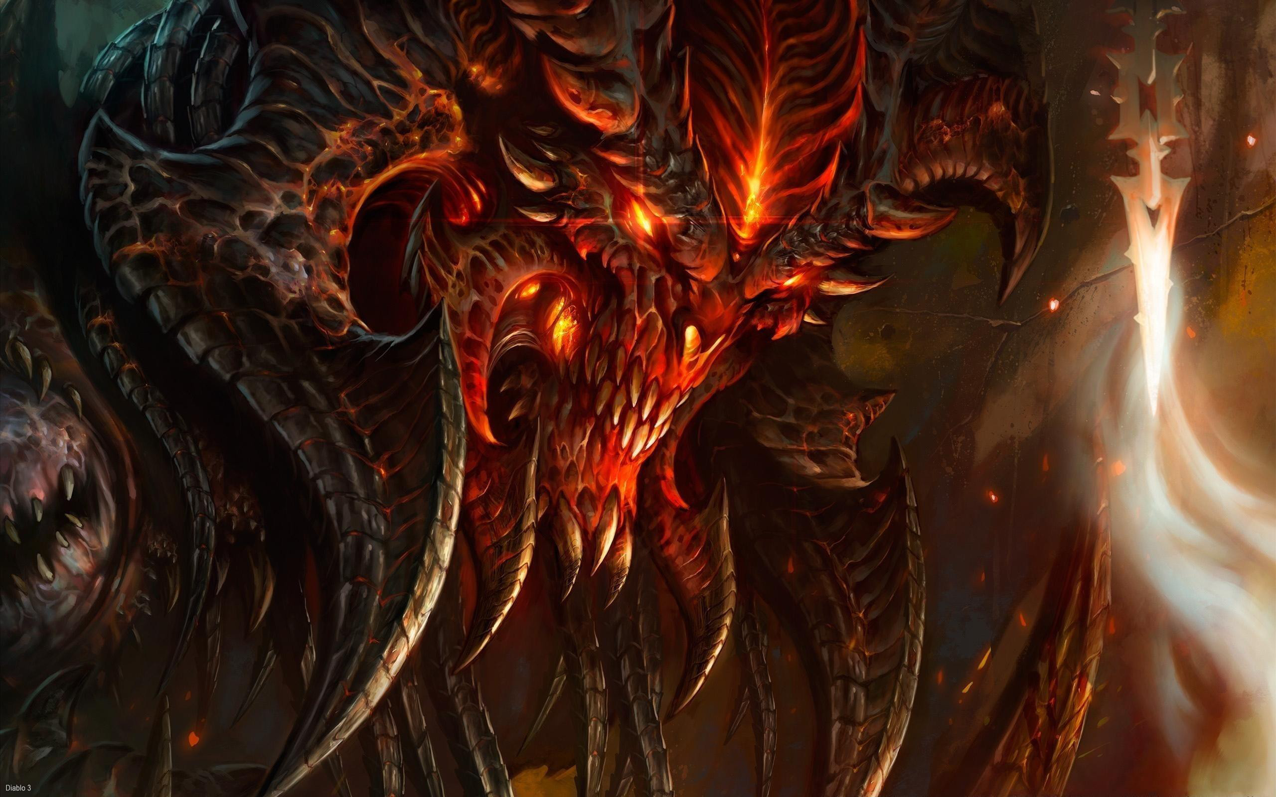 2560x1600 Fire Demon Wallpaper For Iphone ...