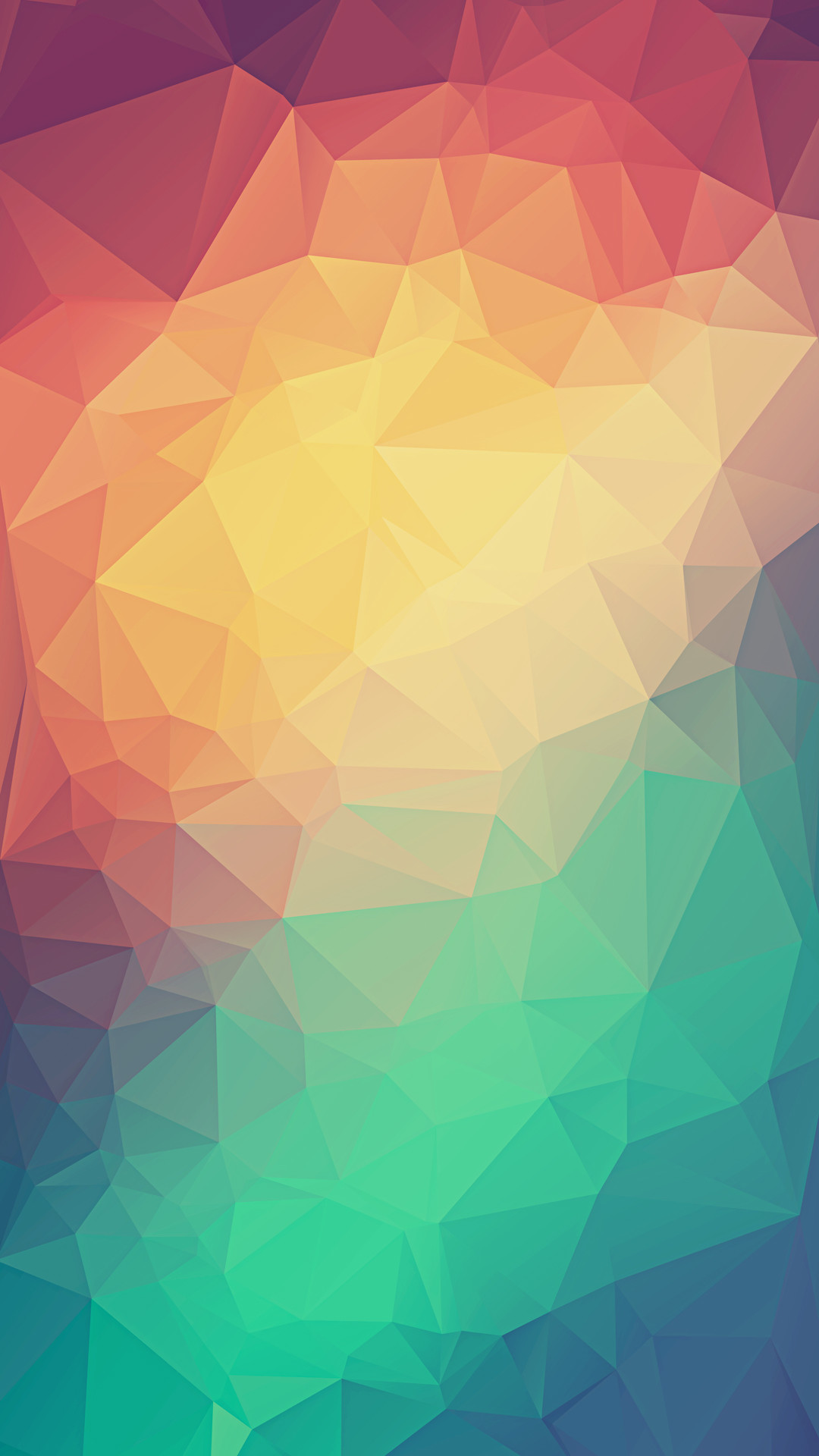 1080x1920 Colorful Low Poly Triangles IPhone 6+ HD Wallpaper