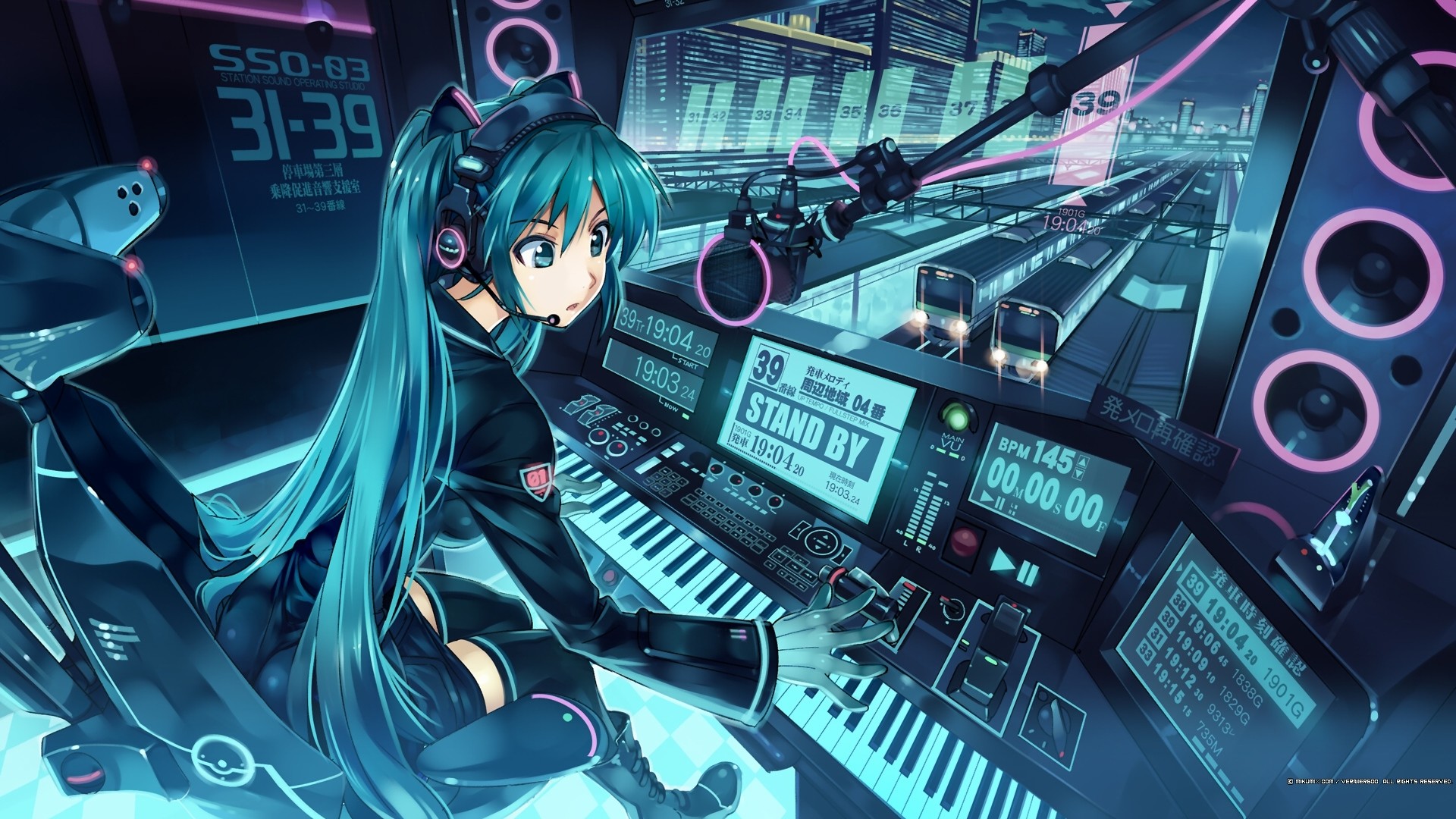 1920x1080 HD Wallpaper and background photos of Miku Hatsune Wallpaper for fans of Hatsune  Miku images.