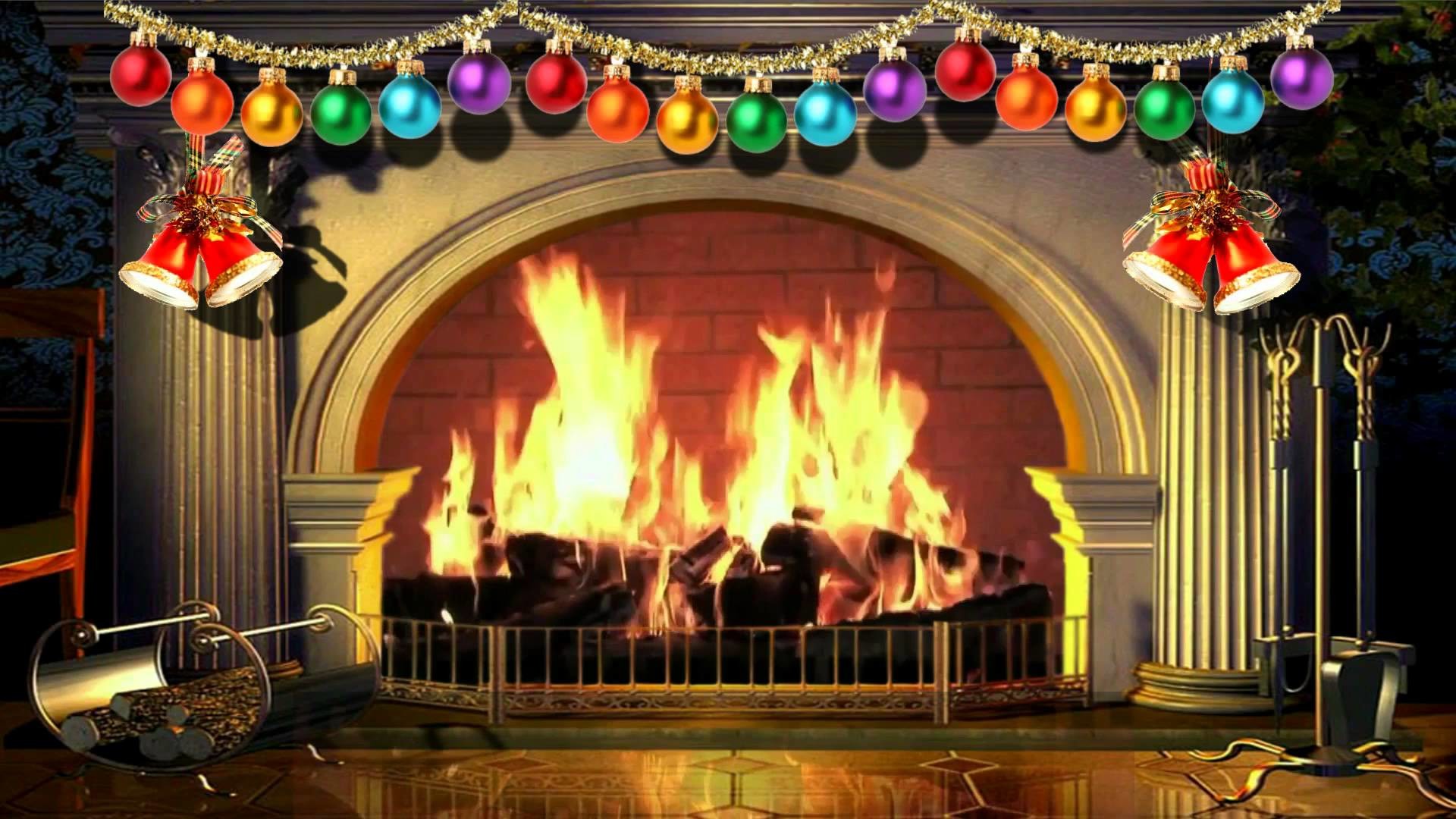 1920x1080 Virtual Christmas Fireplace - Free background video 1080p HD 15 minute loop  - YouTube