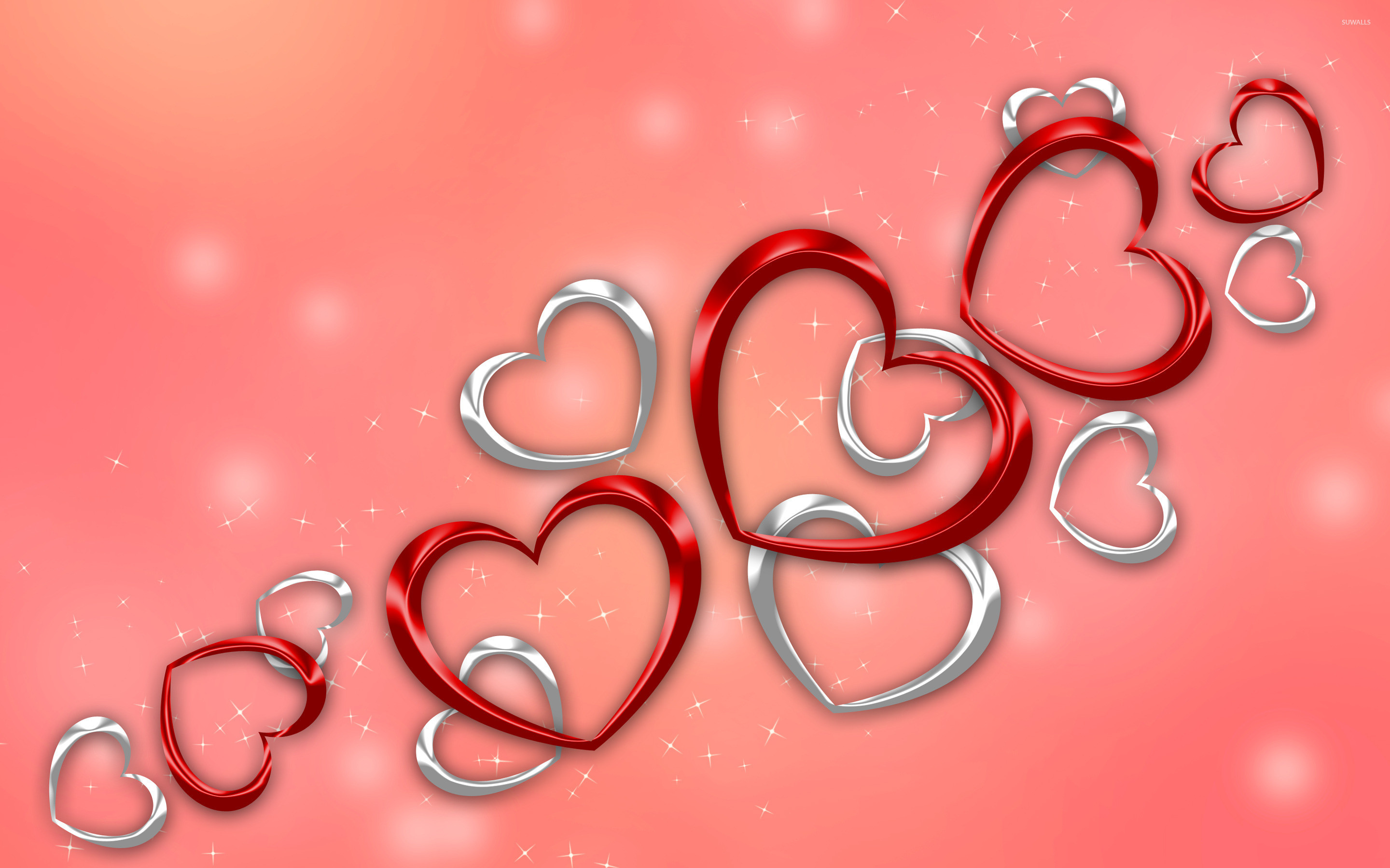 2880x1800 ... Wallpapers Of Love Hearts Group (89 ) ...