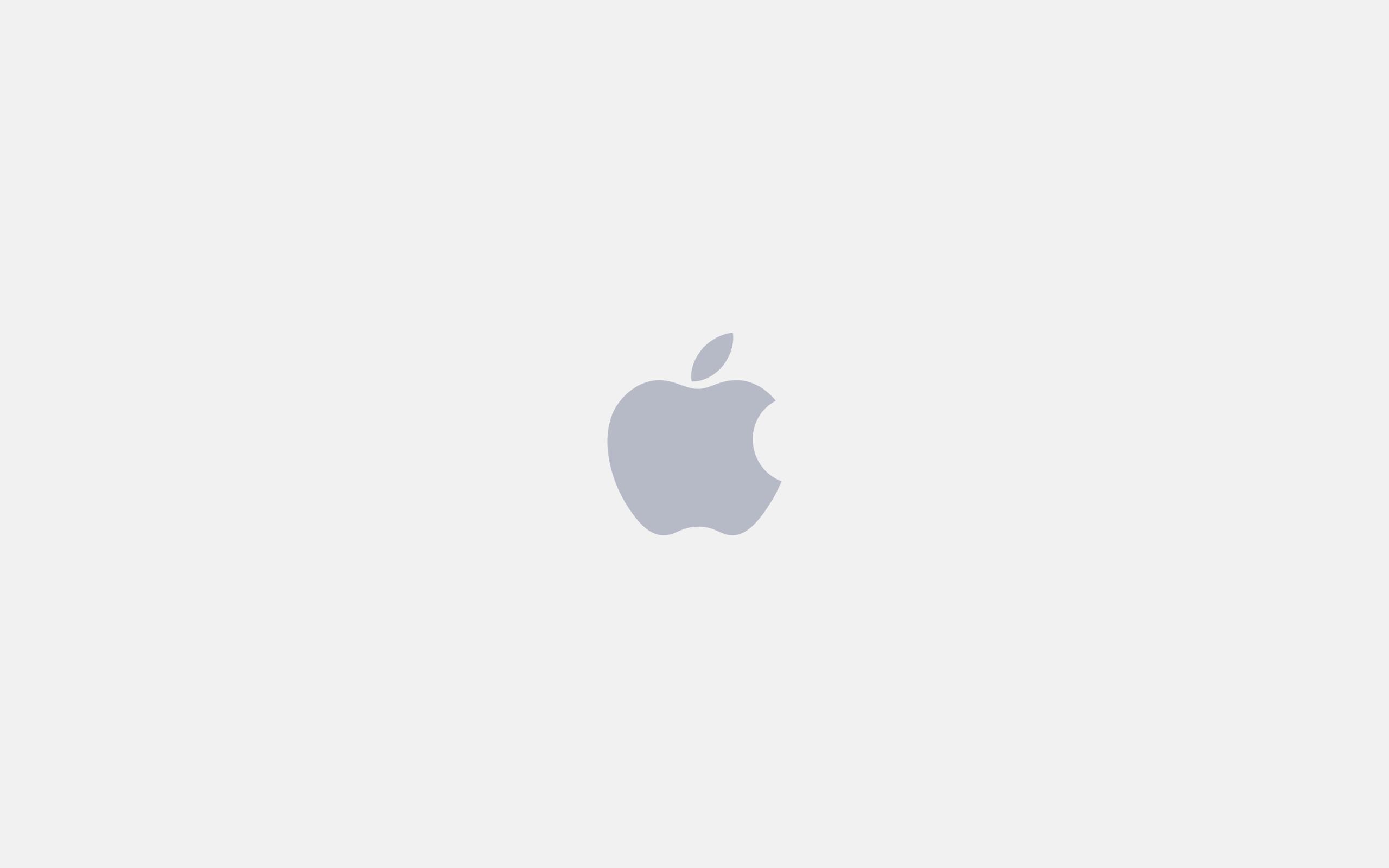 2560x1600 Apple, Logo, White Background wallpaper thumb
