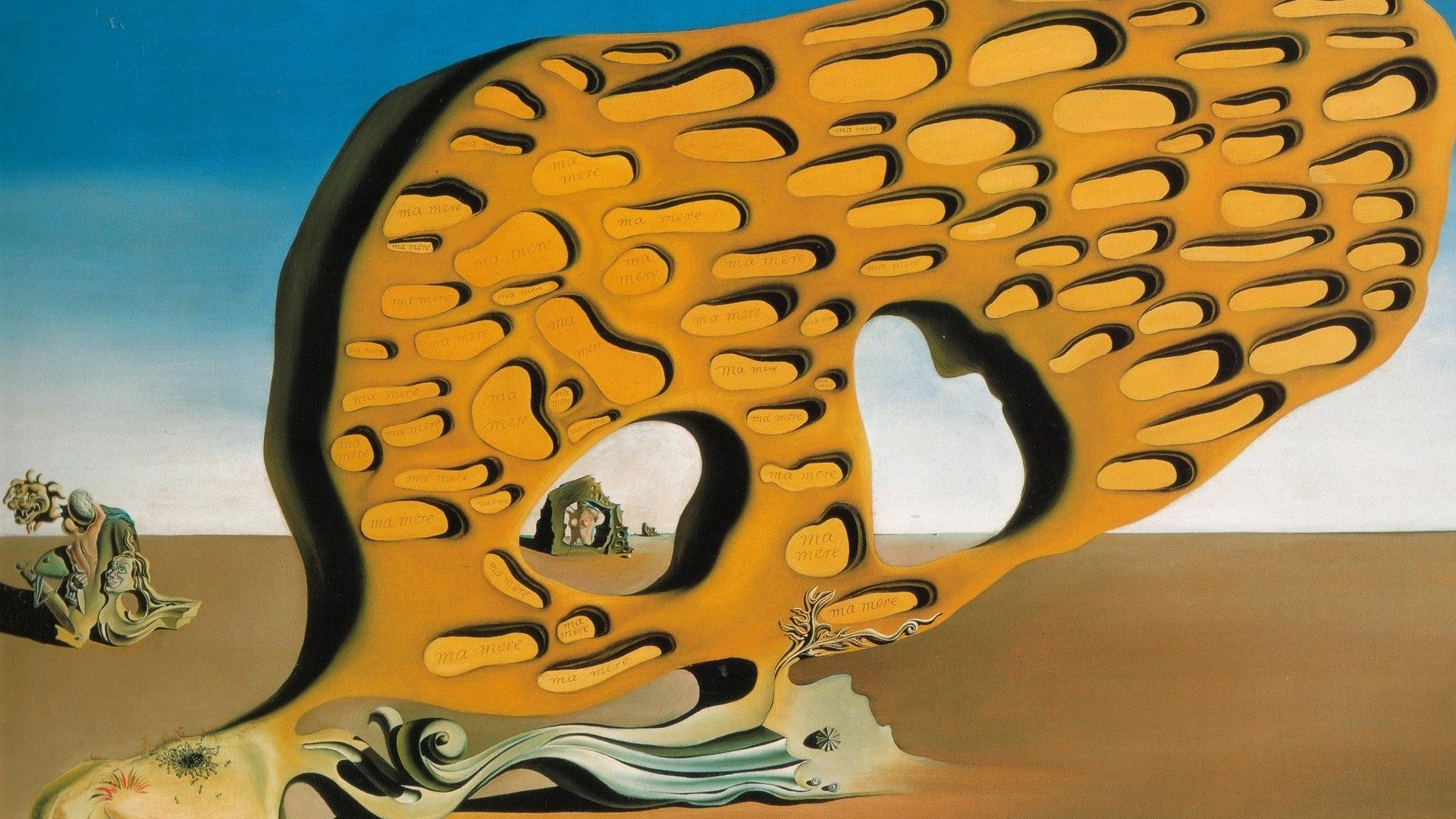 1920x1080 Arts, Salvador Dali, Paintings, The Mystery Of Desire Salvador Dali  Painting  Arts ...