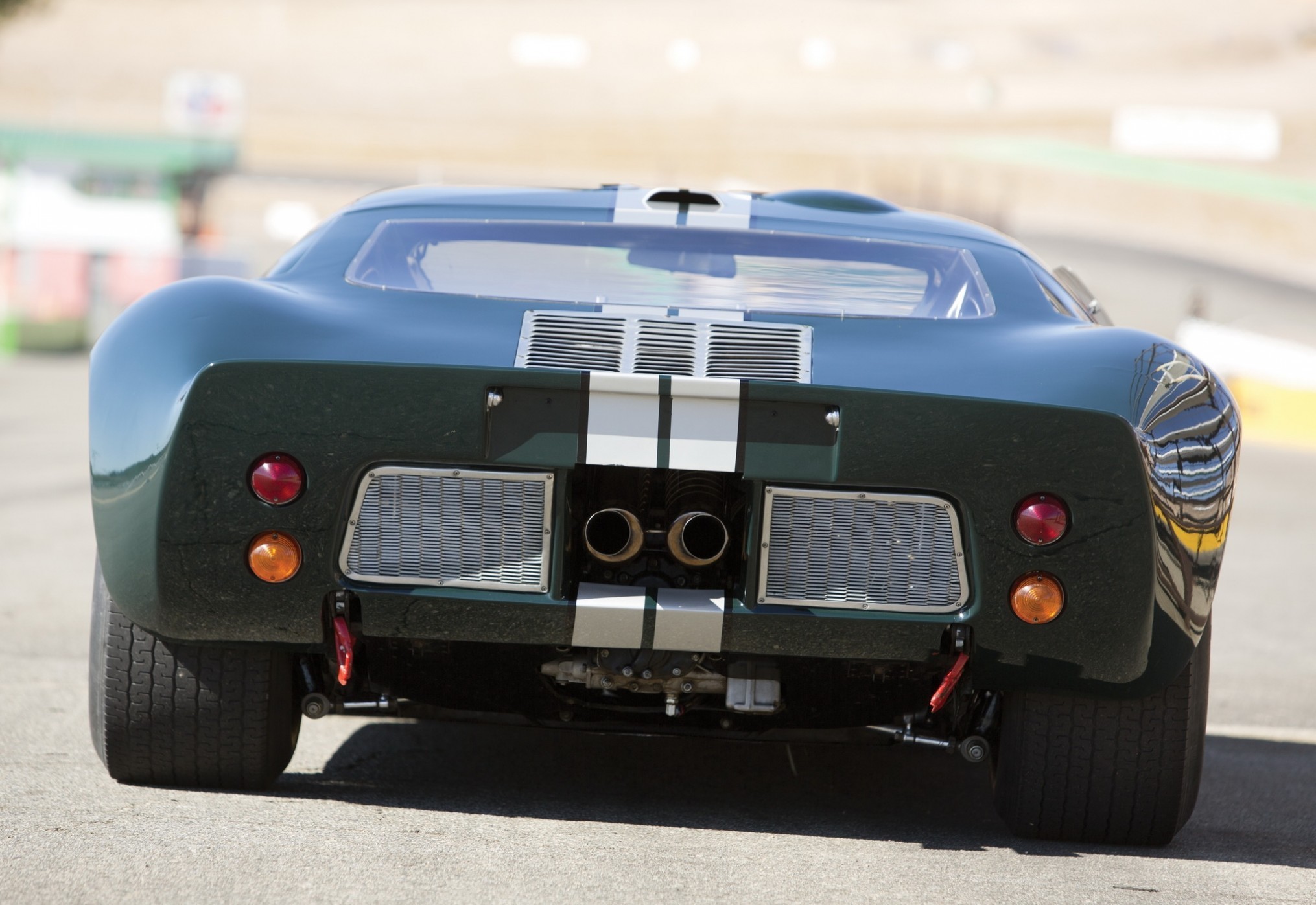 2030x1397 Ford Gt40, Black, Back View, Supercar, Cars
