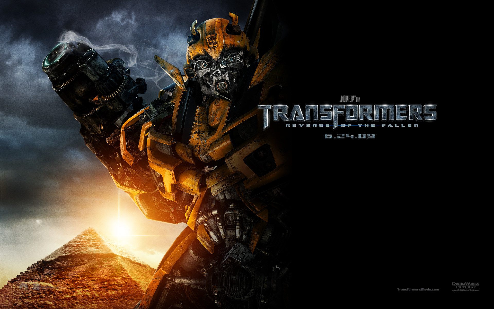 Transformer Bumblebee digital wallpaper the sky the sun weapons  fiction HD wallpaper  Wallpaperbetter