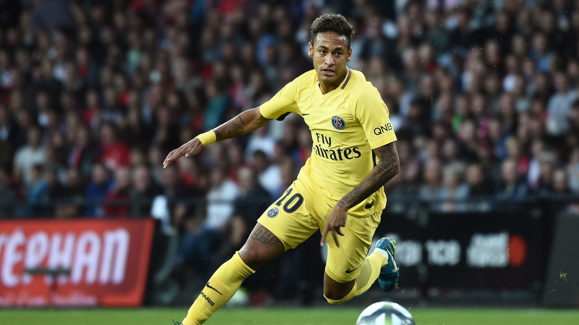 1920x1080 Neymar scores on PSG debut