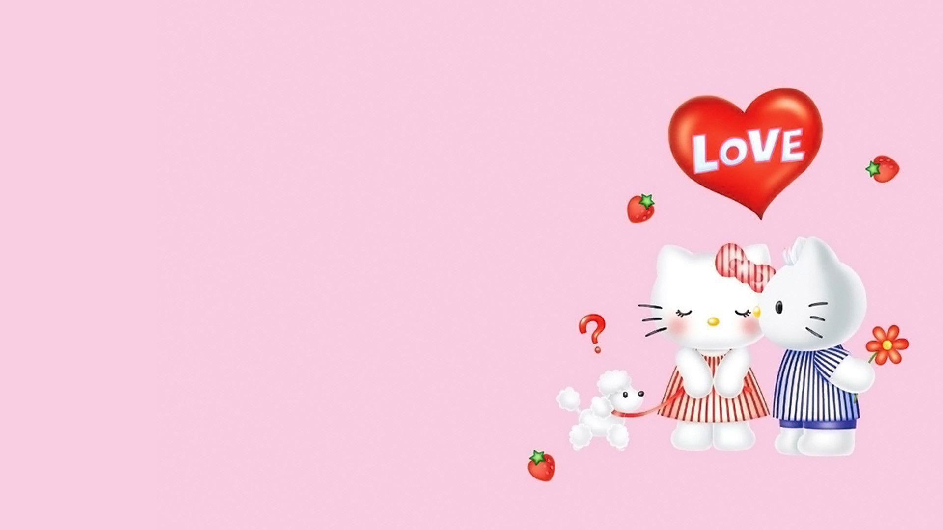 1920x1080 Hello Kitty Pink Cute Wallpaper | Download Wallpapers