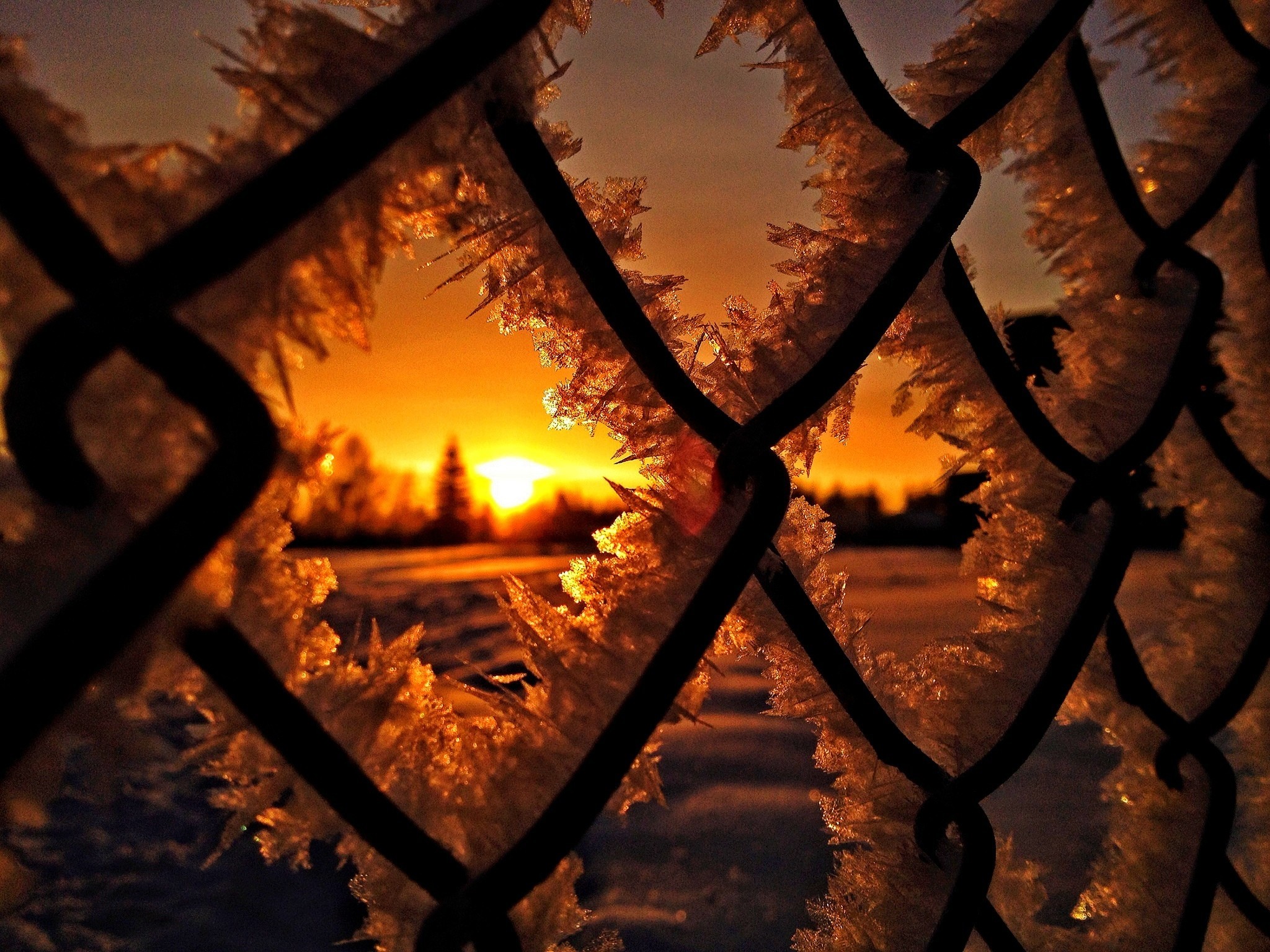 2048x1536 winter sunset wallpaper widescreen - photo #11