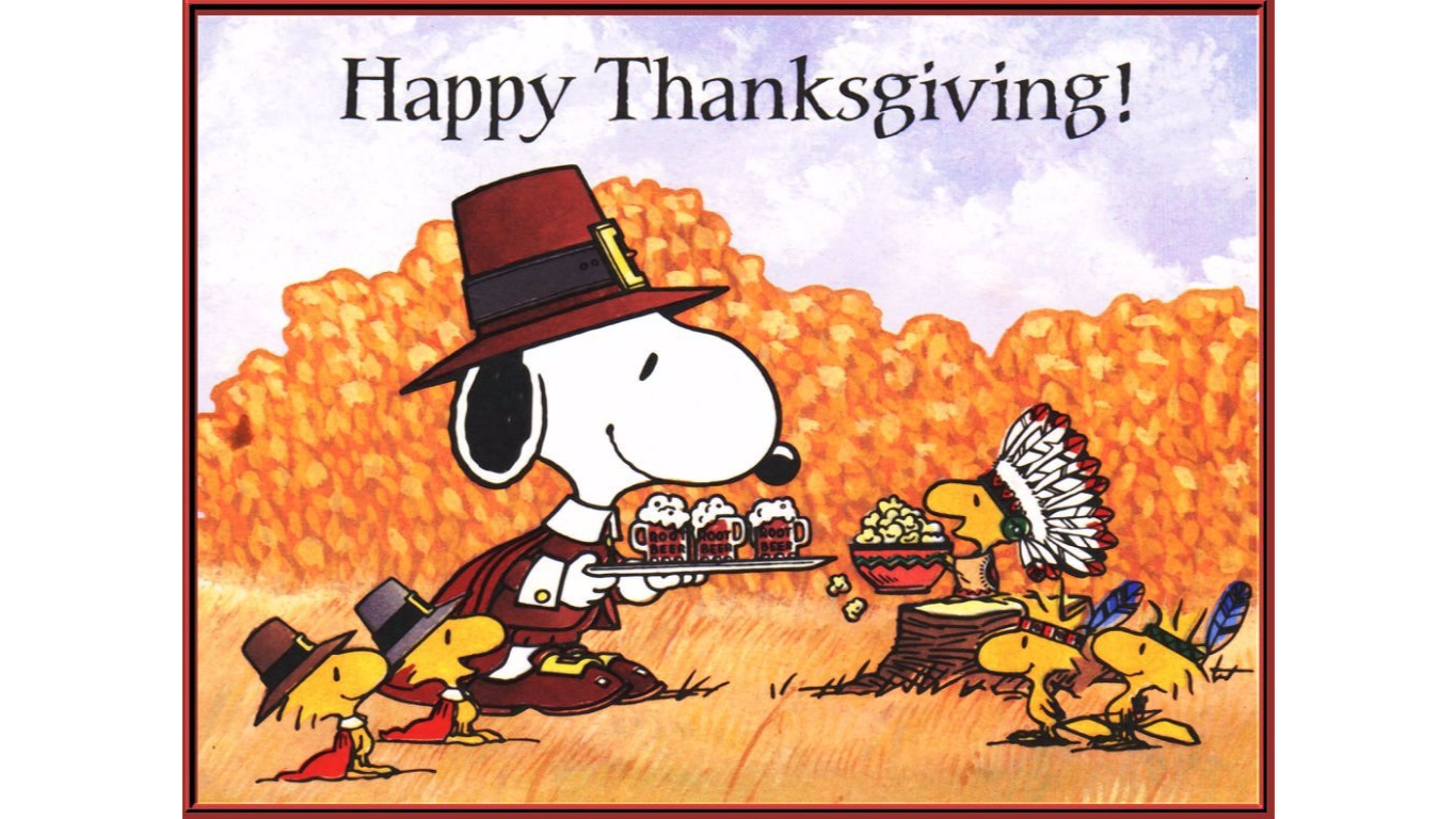 3840x2160 Snoopy 2016 Thanksgiving 4K Wallpapers