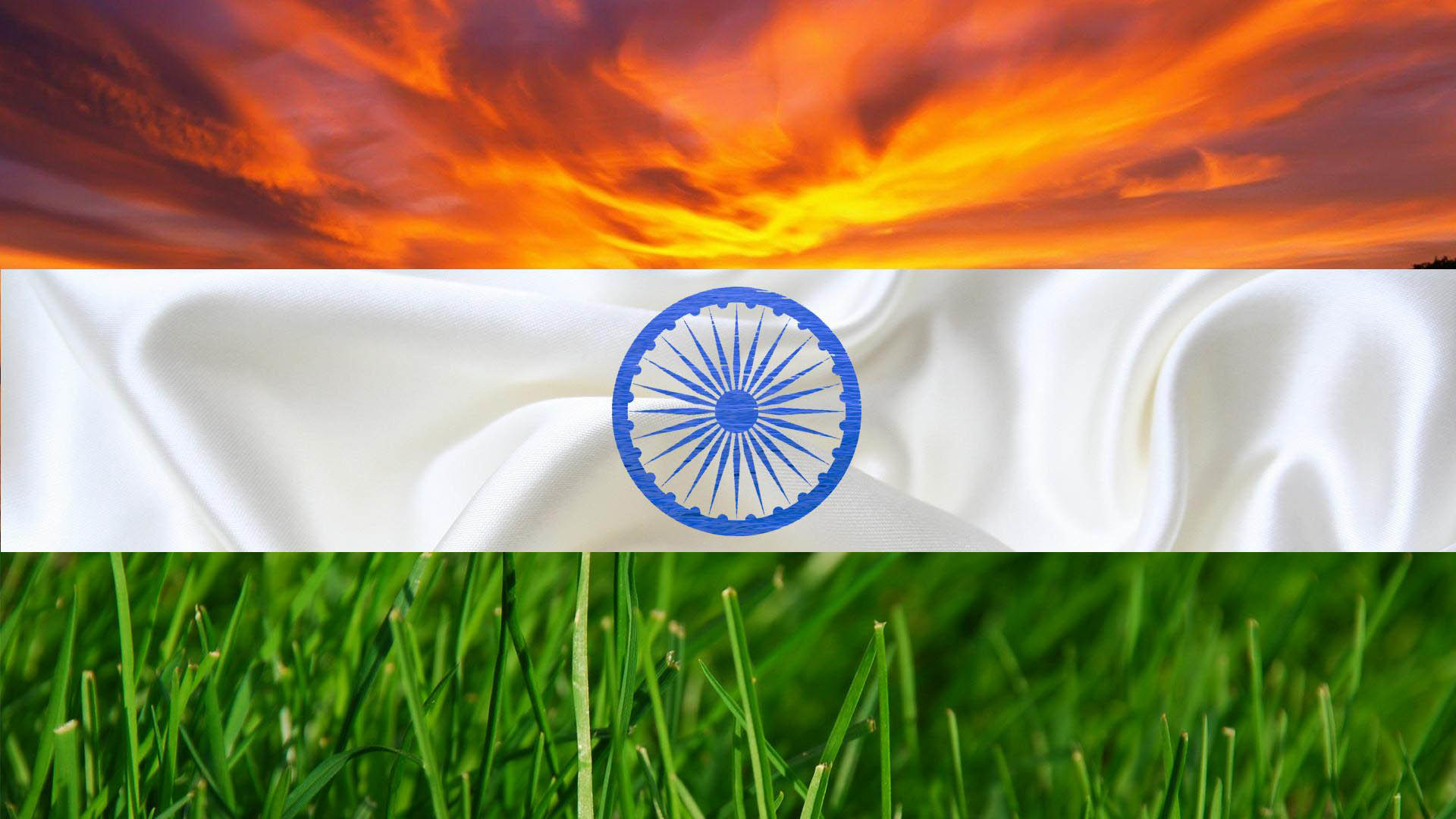 1920x1080 Happy independence day indian flag with ashok chakra hd wallpaper. Â«Â«