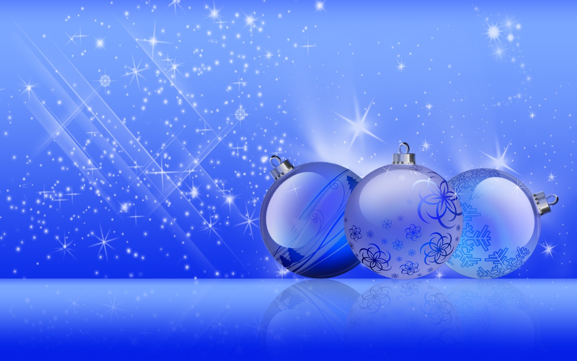 1920x1200 Blue Christmas Background.